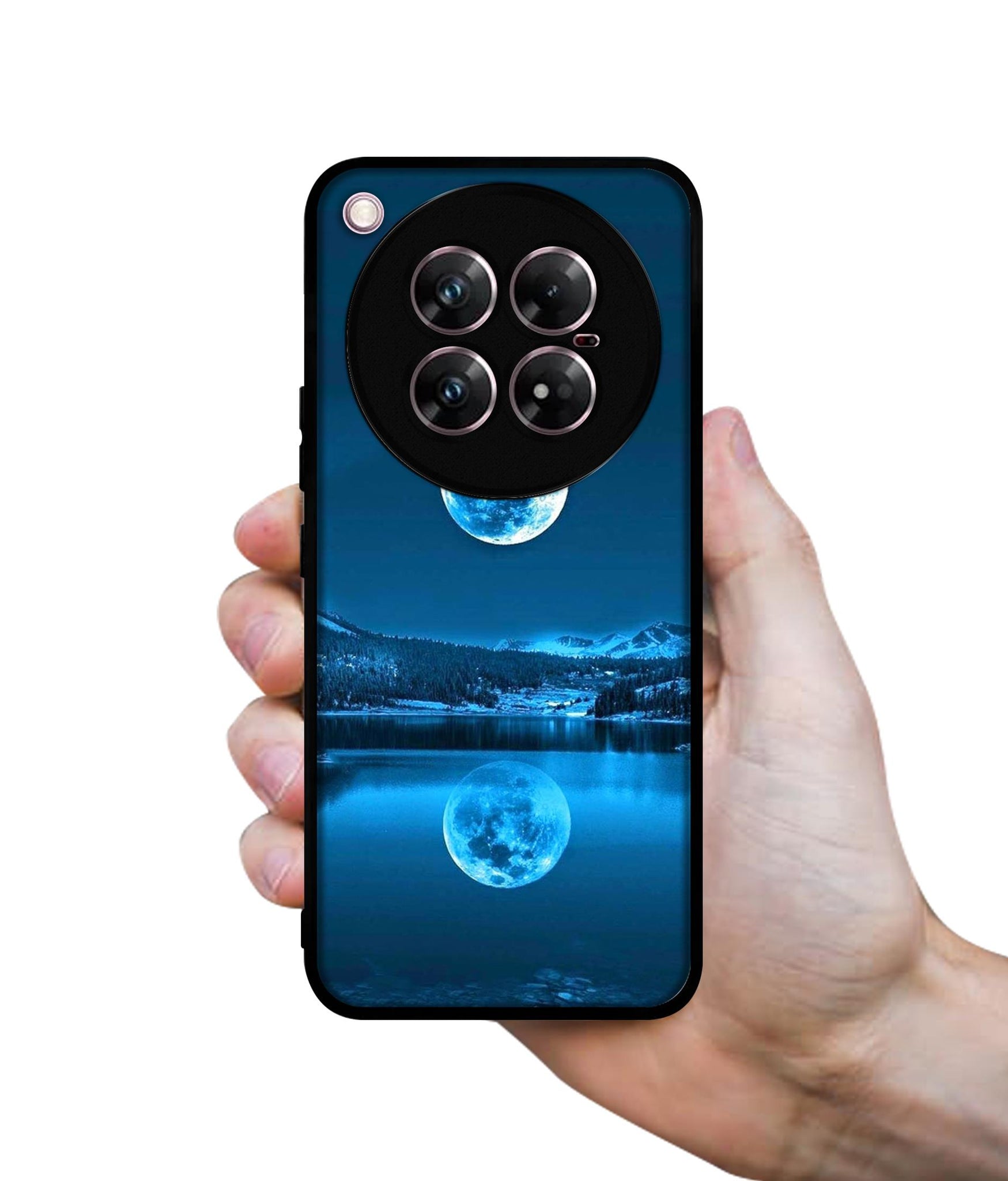 Awesome Moon Design Designer 2D Printed Back Case Cover for Infinix Zero 40 5G