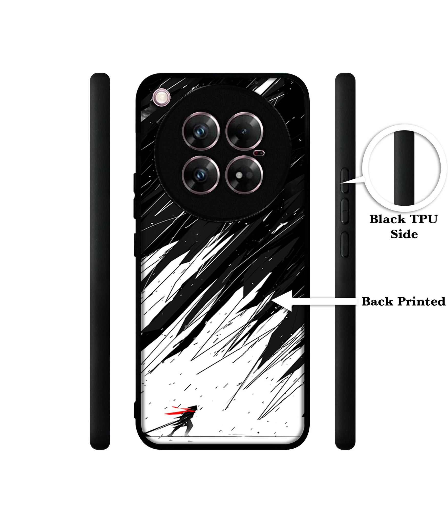 Geometric Strom Design Designer 2D Printed Back Case Cover for Infinix Zero 40 5G