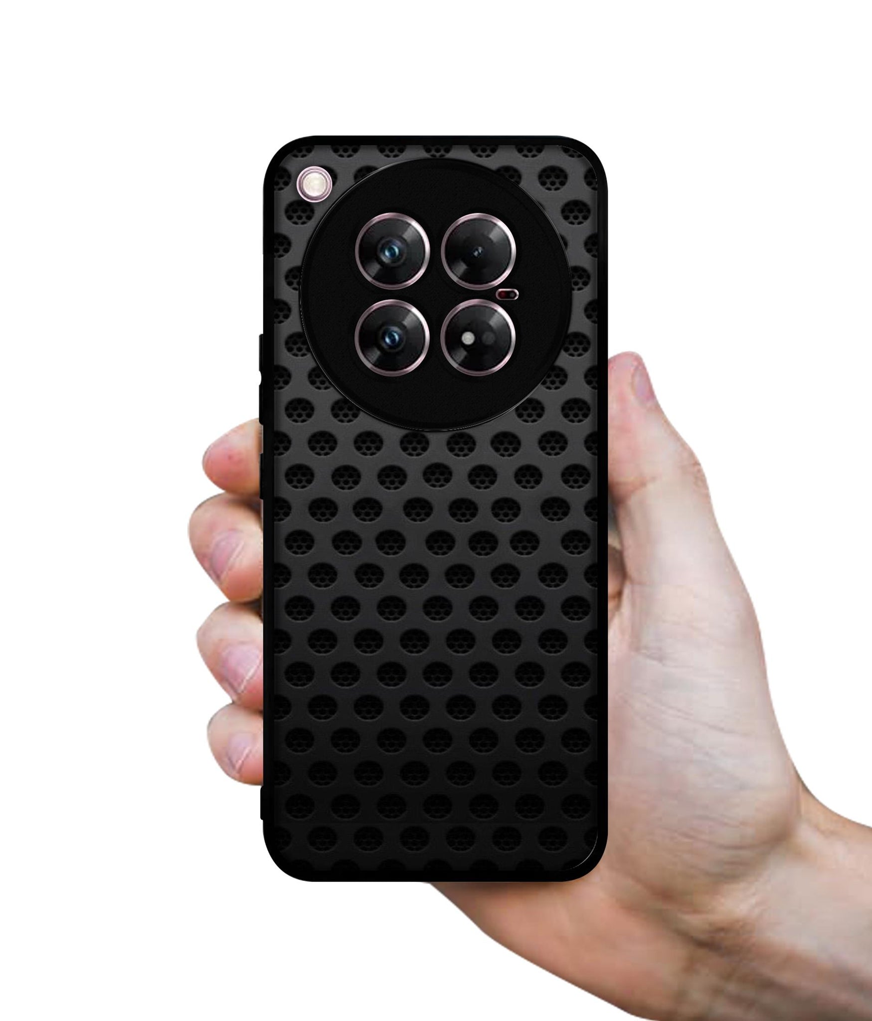 Black Circle Design Designer 2D Printed Back Case Cover for Infinix Zero 40 5G