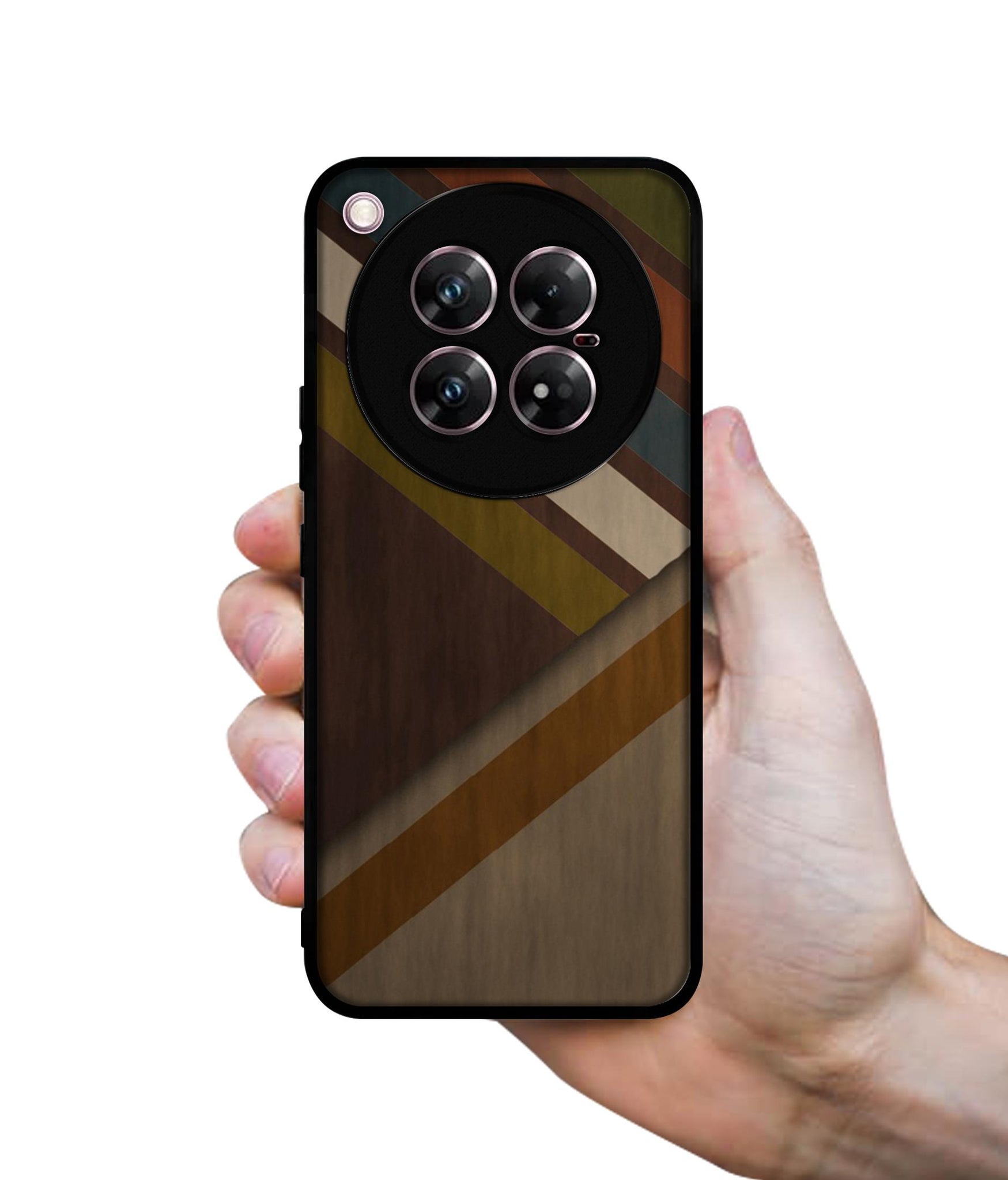 Colorful Wooden Pattern Design Designer 2D Printed Back Case Cover for Infinix Zero 40 5G