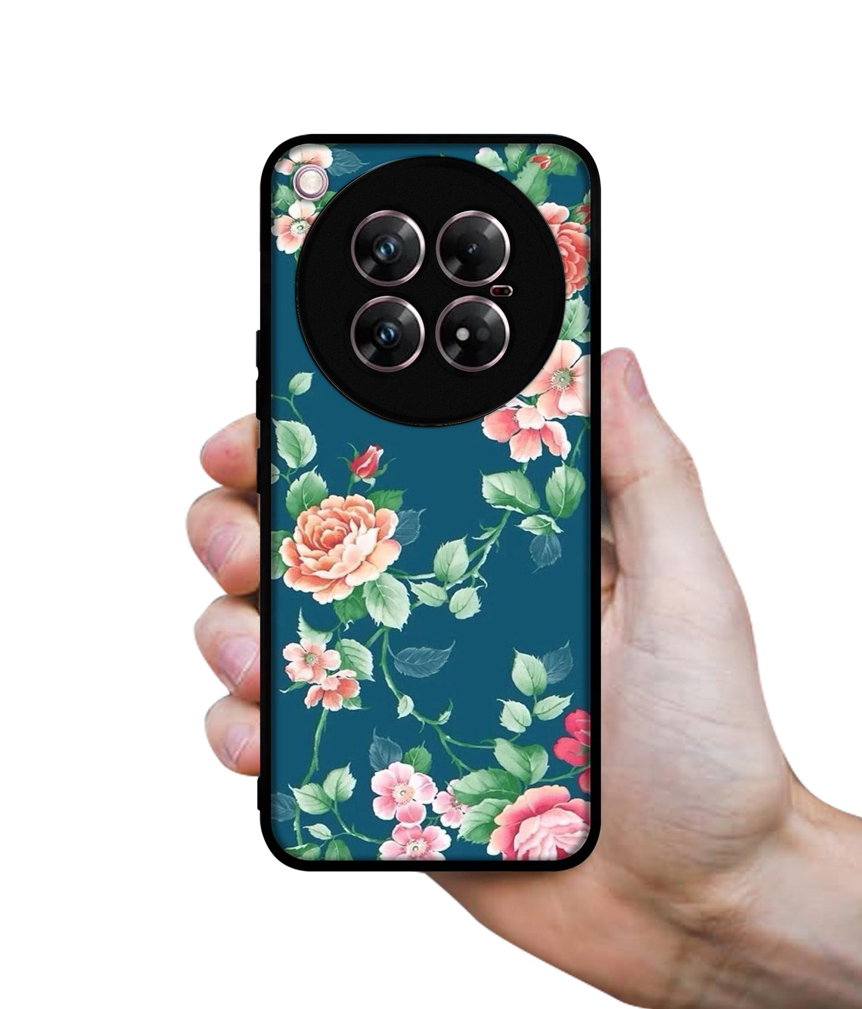 Vintage Floral Design Designer 2D Printed Back Case Cover for Infinix Zero 40 5G