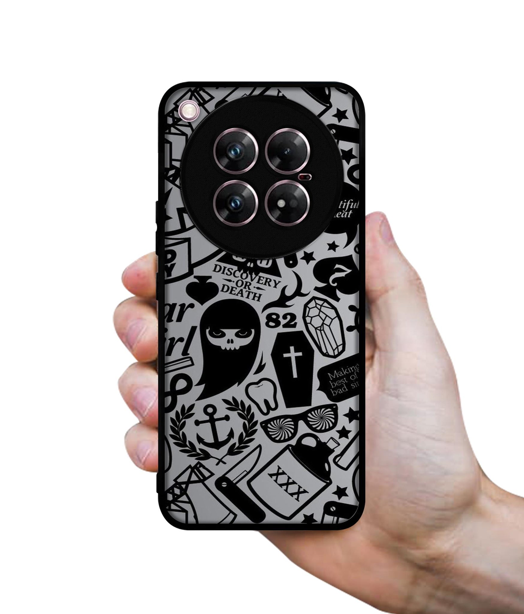 Discover Or Death Design Designer 2D Printed Back Case Cover for Infinix Zero 40 5G
