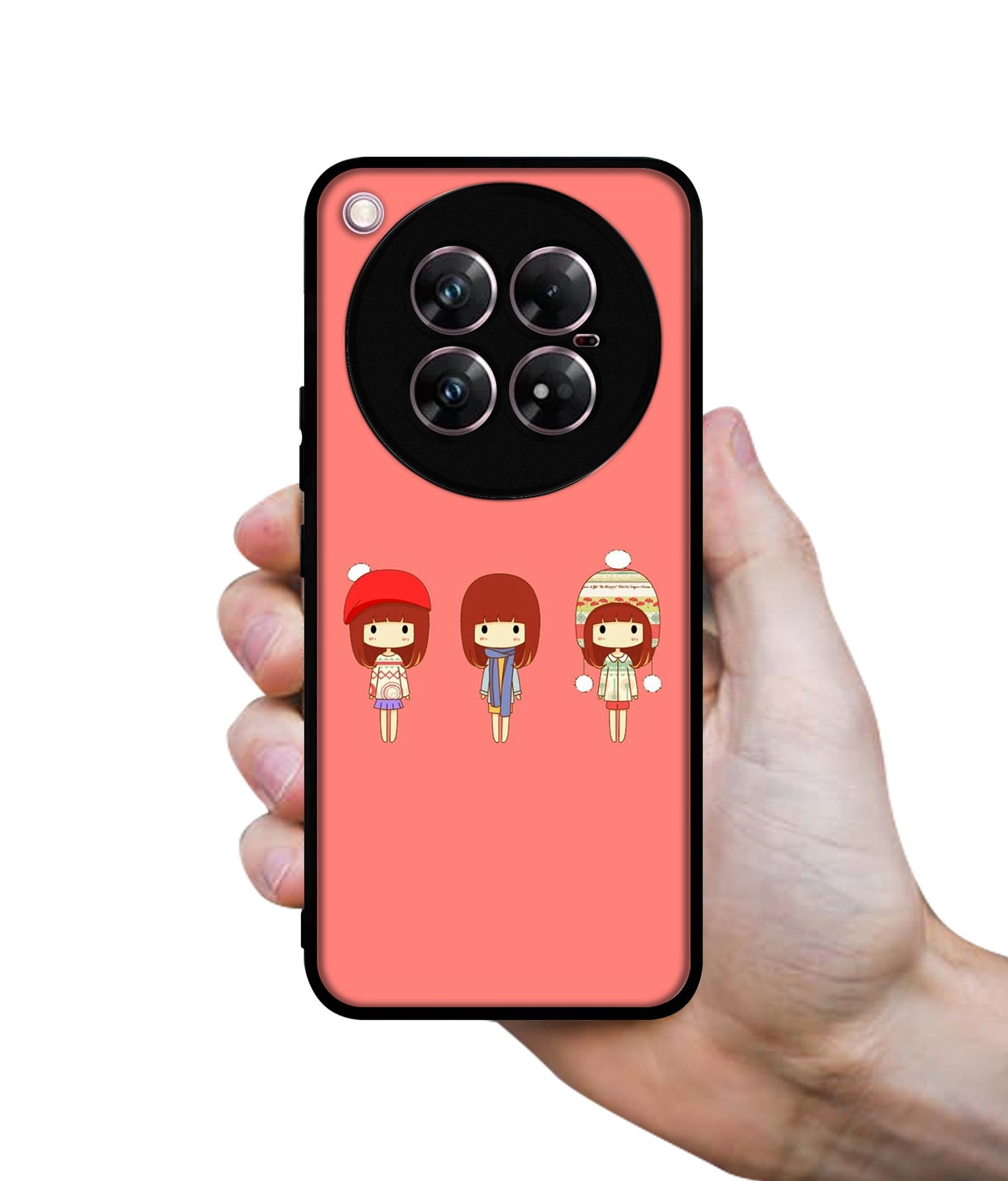 Cute Girls Design Designer 2D Printed Back Case Cover for Infinix Zero 40 5G