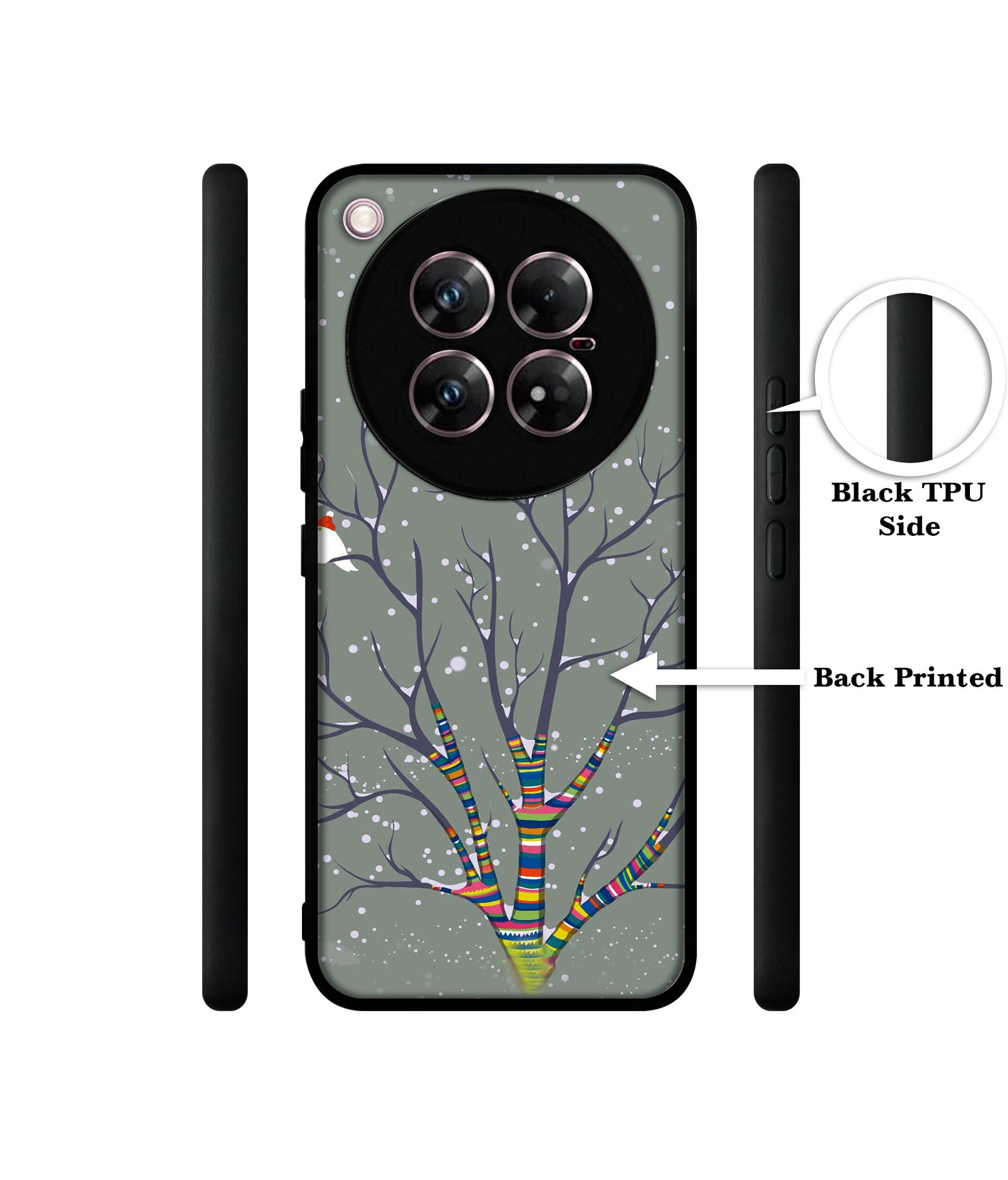 Winter Pattern Print Design Designer 2D Printed Back Case Cover for Infinix Zero 40 5G