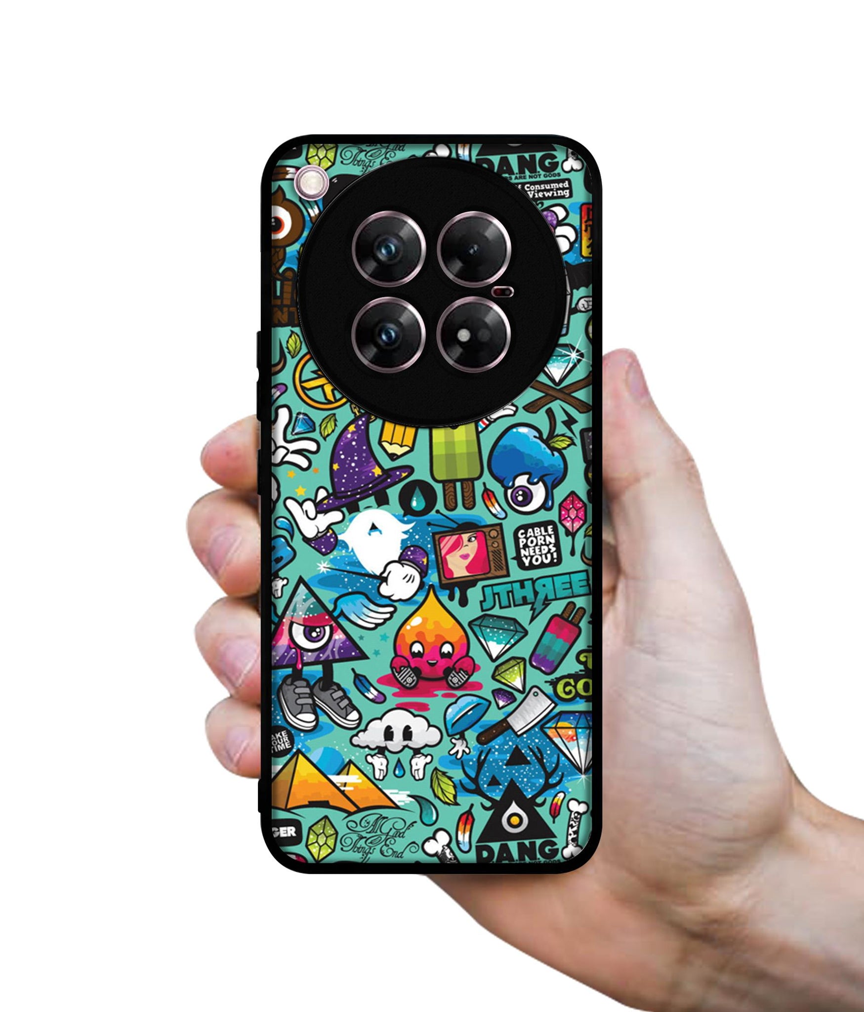 Crazy Design Designer 2D Printed Back Case Cover for Infinix Zero 40 5G