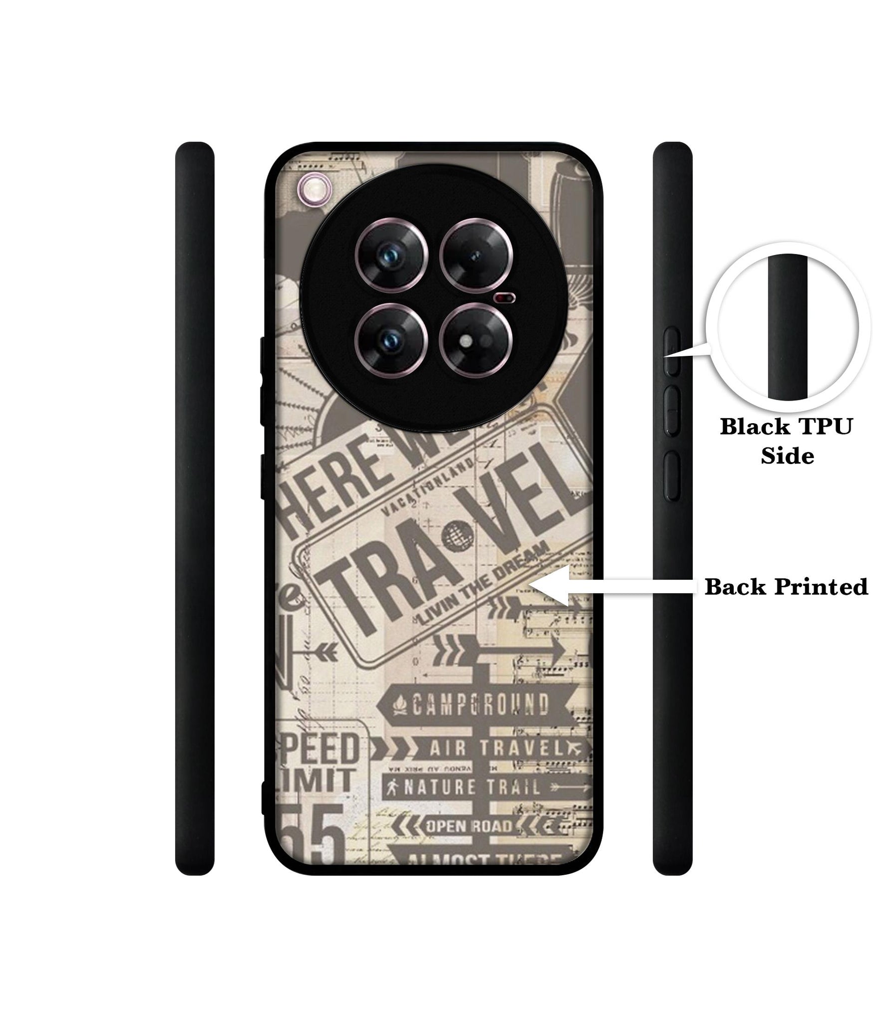 Travel Design Designer 2D Printed Back Case Cover for Infinix Zero 40 5G