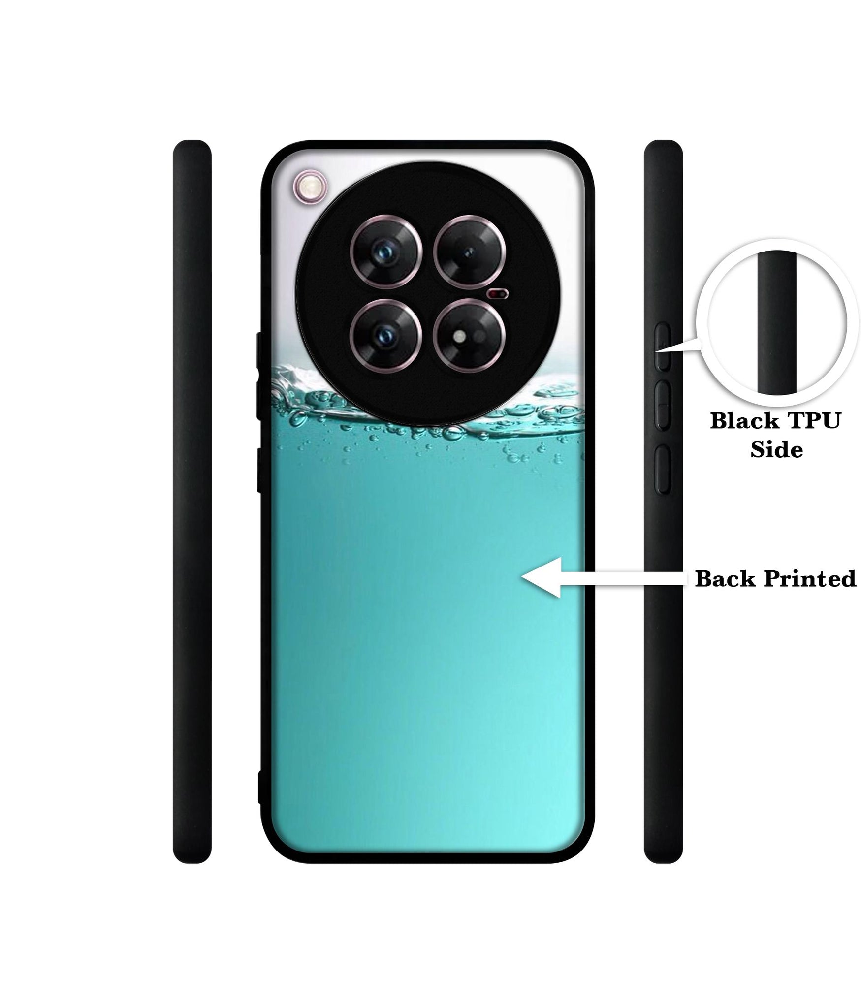 Half Fill Design Designer 2D Printed Back Case Cover for Infinix Zero 40 5G