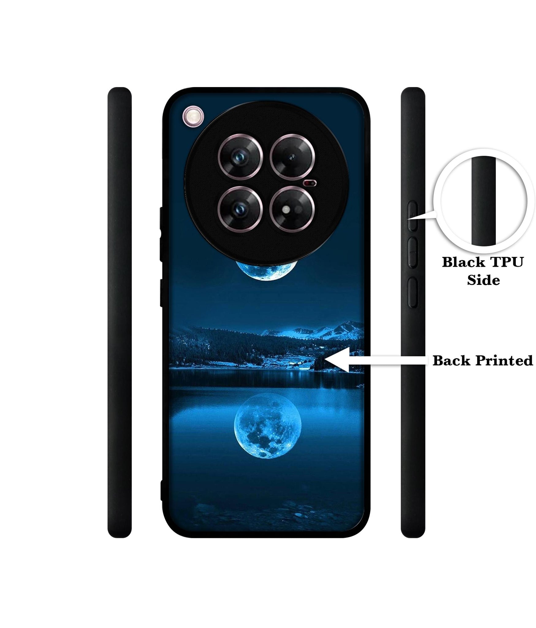 Moon Pattern Print Design Designer 2D Printed Back Case Cover for Infinix Zero 40 5G