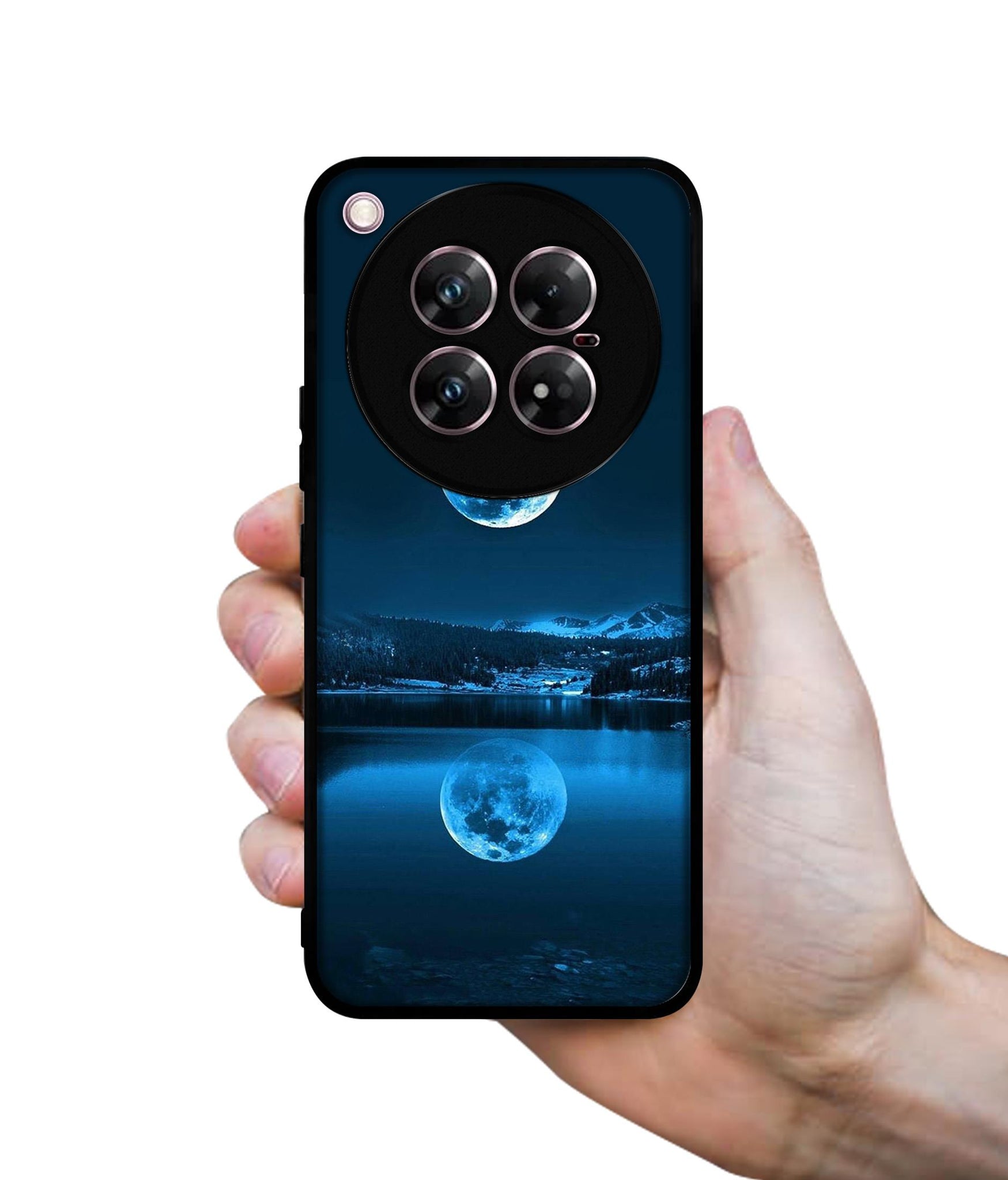 Moon Pattern Print Design Designer 2D Printed Back Case Cover for Infinix Zero 40 5G