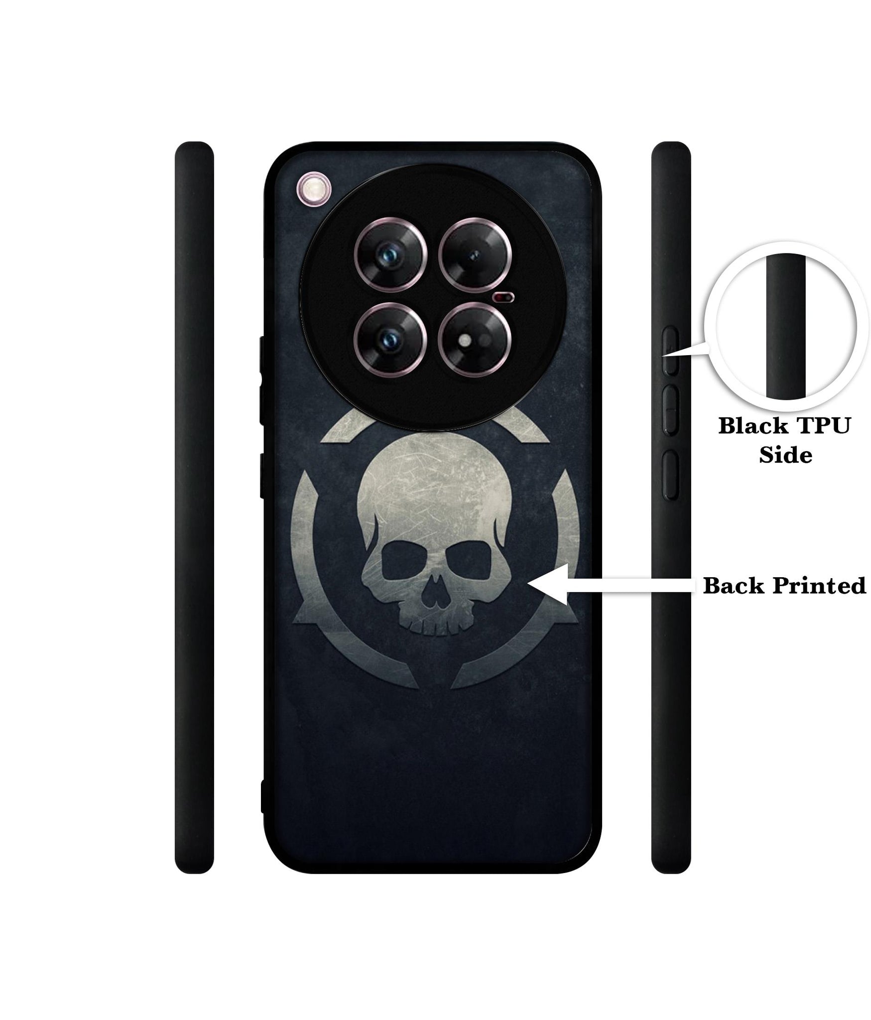 Skull Pattern Print Design Designer 2D Printed Back Case Cover for Infinix Zero 40 5G