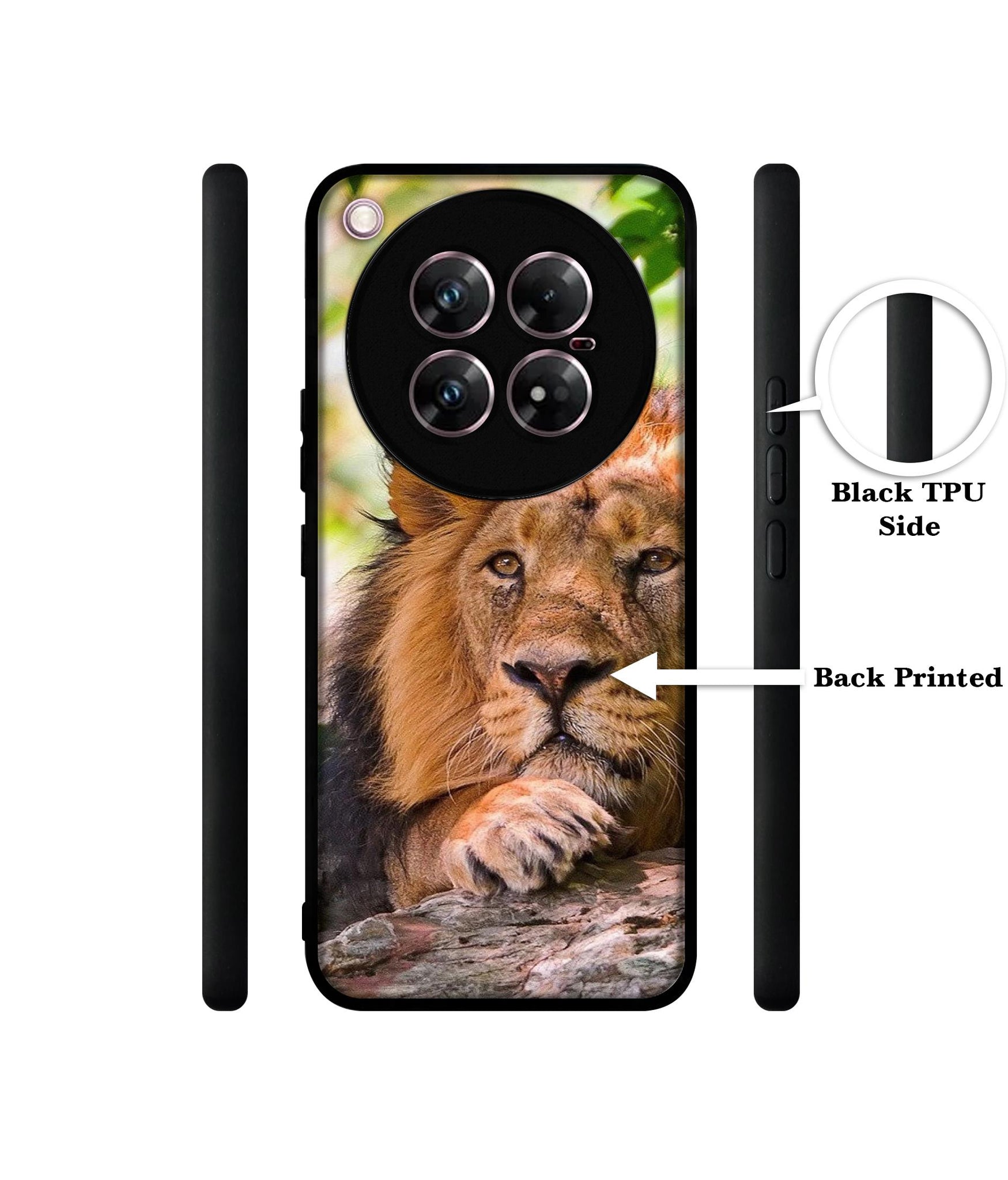 Tiger Pattern Print Design Designer 2D Printed Back Case Cover for Infinix Zero 40 5G