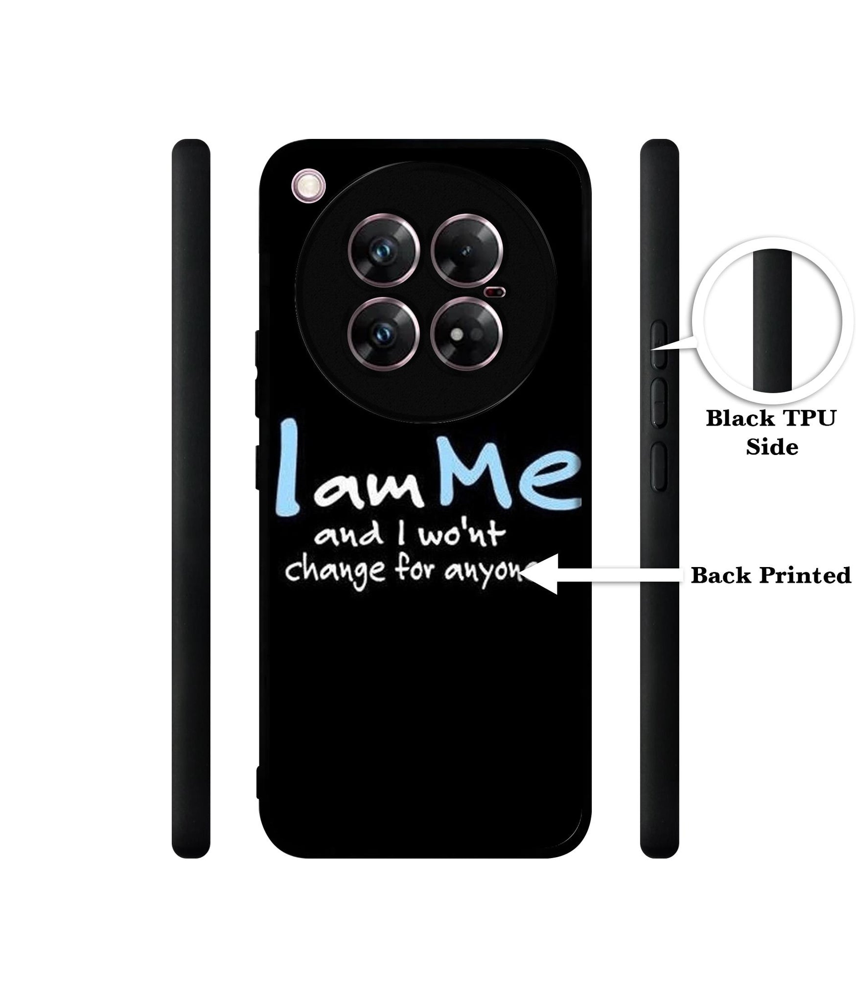 I Am Me Quotes Design Designer 2D Printed Back Case Cover for Infinix Zero 40 5G