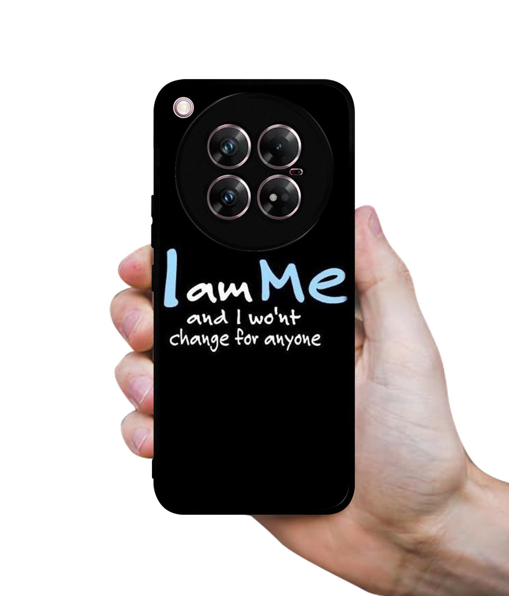 I Am Me Quotes Design Designer 2D Printed Back Case Cover for Infinix Zero 40 5G