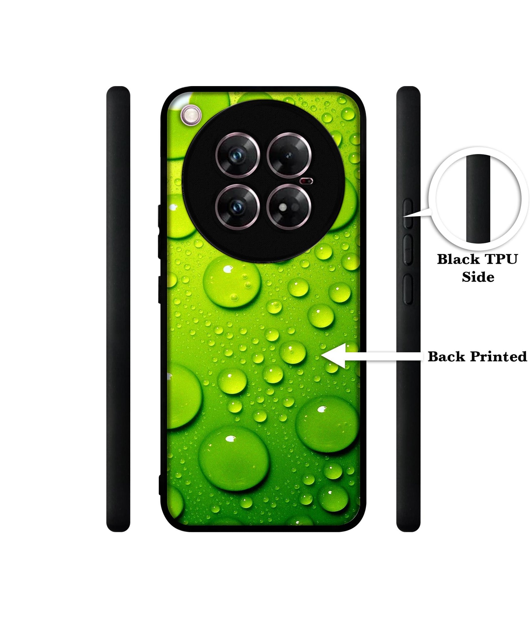 Green Bubbles Design Designer 2D Printed Back Case Cover for Infinix Zero 40 5G
