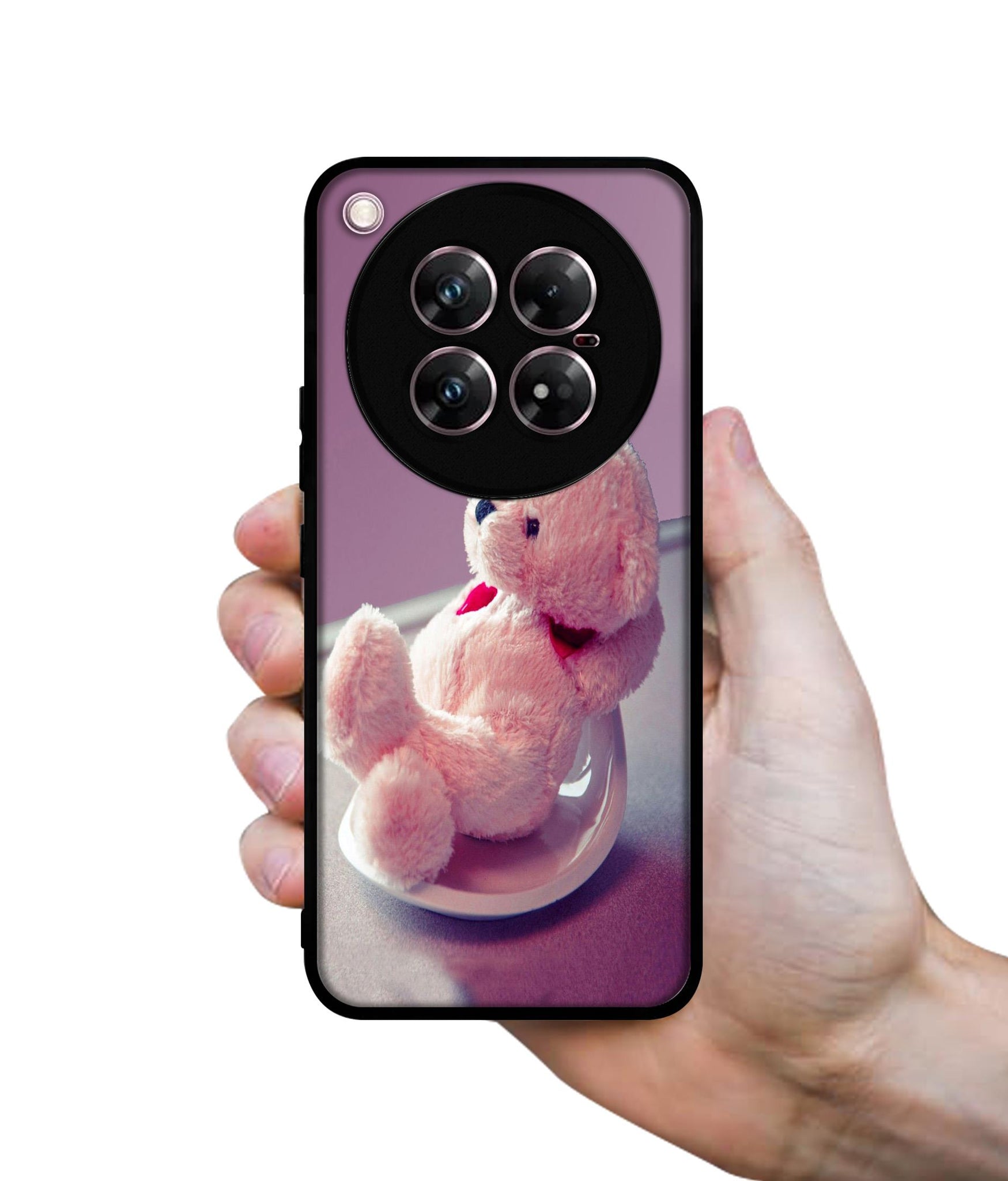 Cute Teddy Bear Design Designer 2D Printed Back Case Cover for Infinix Zero 40 5G
