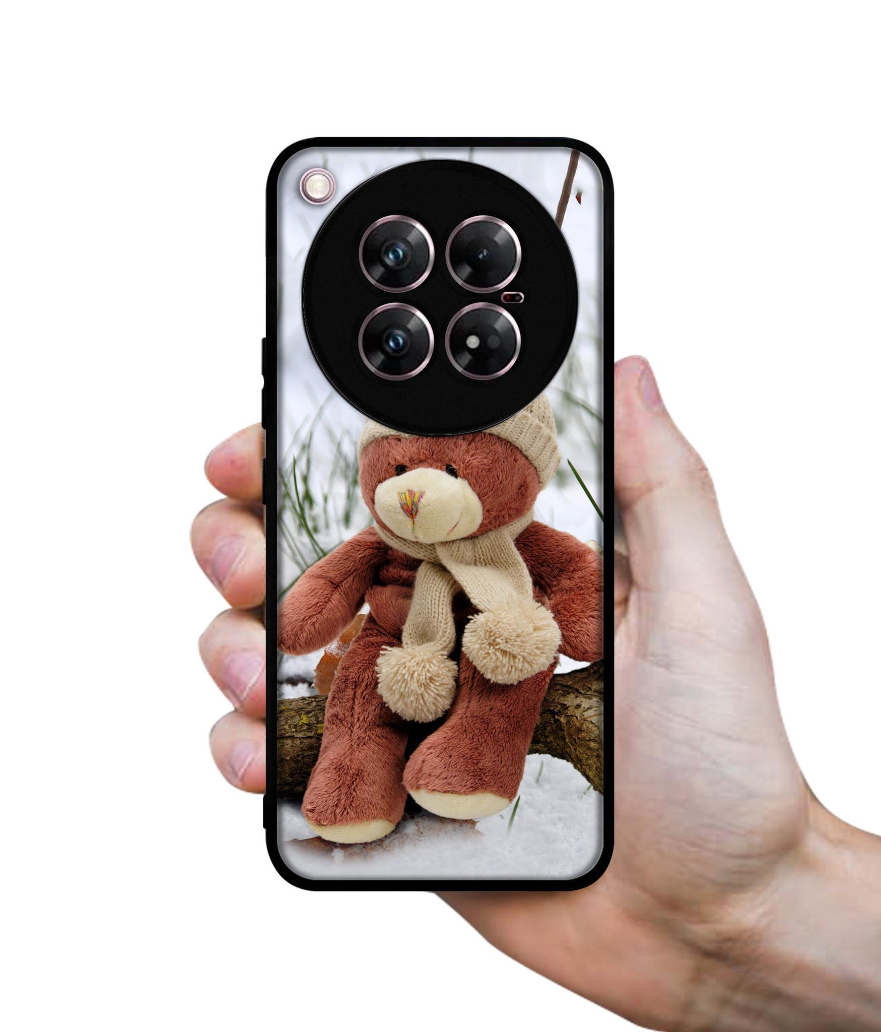 Woolen Bear Design Designer 2D Printed Back Case Cover for Infinix Zero 40 5G