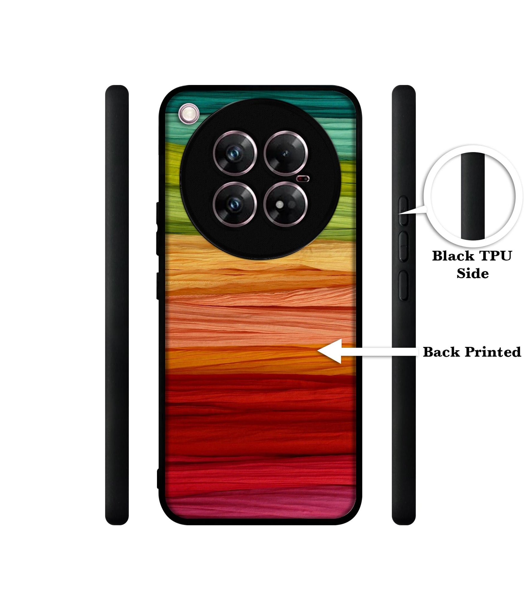 Colorful Thread Design Designer 2D Printed Back Case Cover for Infinix Zero 40 5G