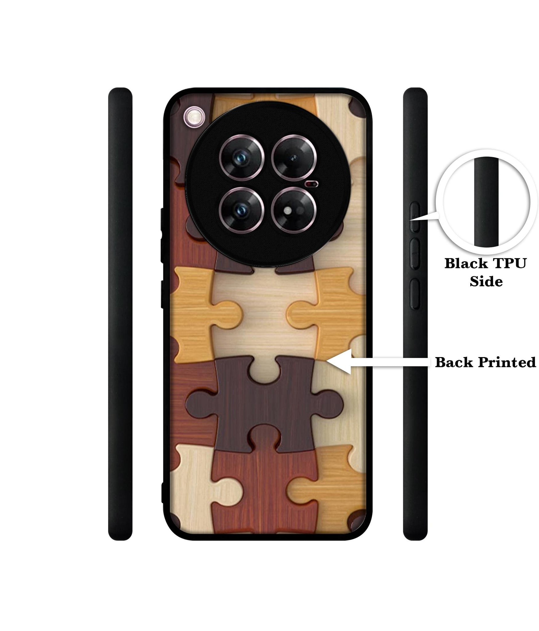 Puzzle Pattern Design Designer 2D Printed Back Case Cover for Infinix Zero 40 5G