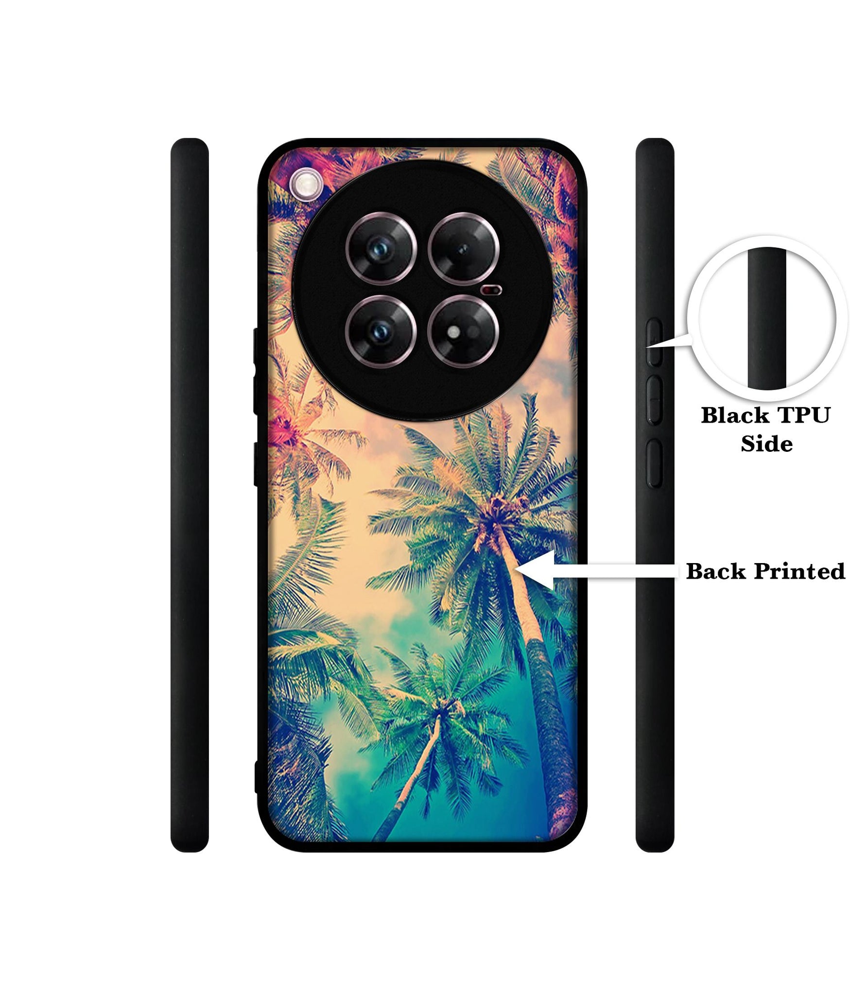 Trees Design Designer 2D Printed Back Case Cover for Infinix Zero 40 5G