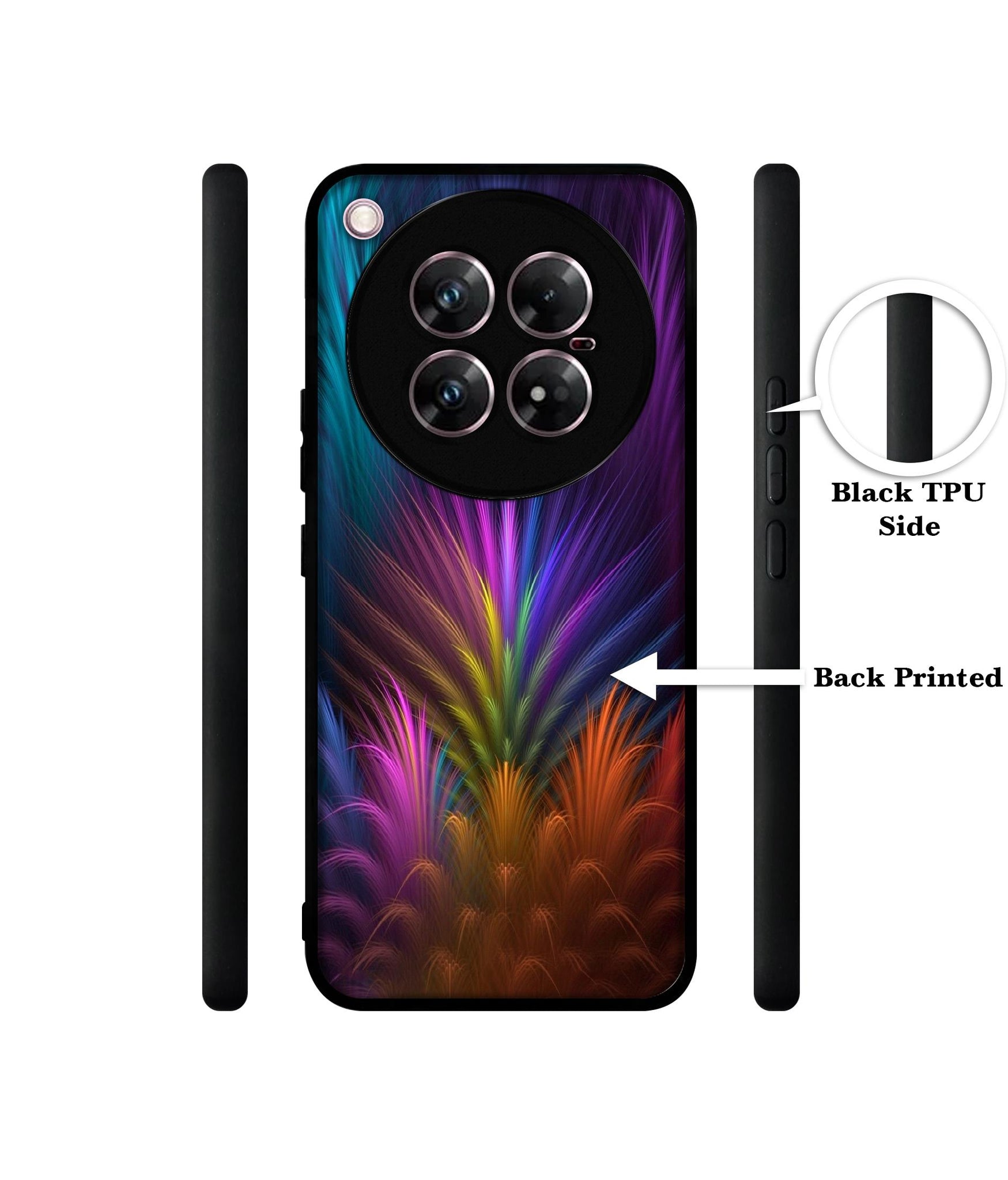 Multicoloured Design Designer 2D Printed Back Case Cover for Infinix Zero 40 5G