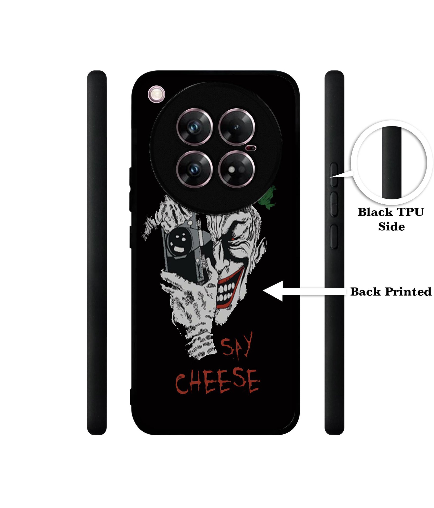 Joker Say Cheese Design Designer 2D Printed Back Case Cover for Infinix Zero 40 5G