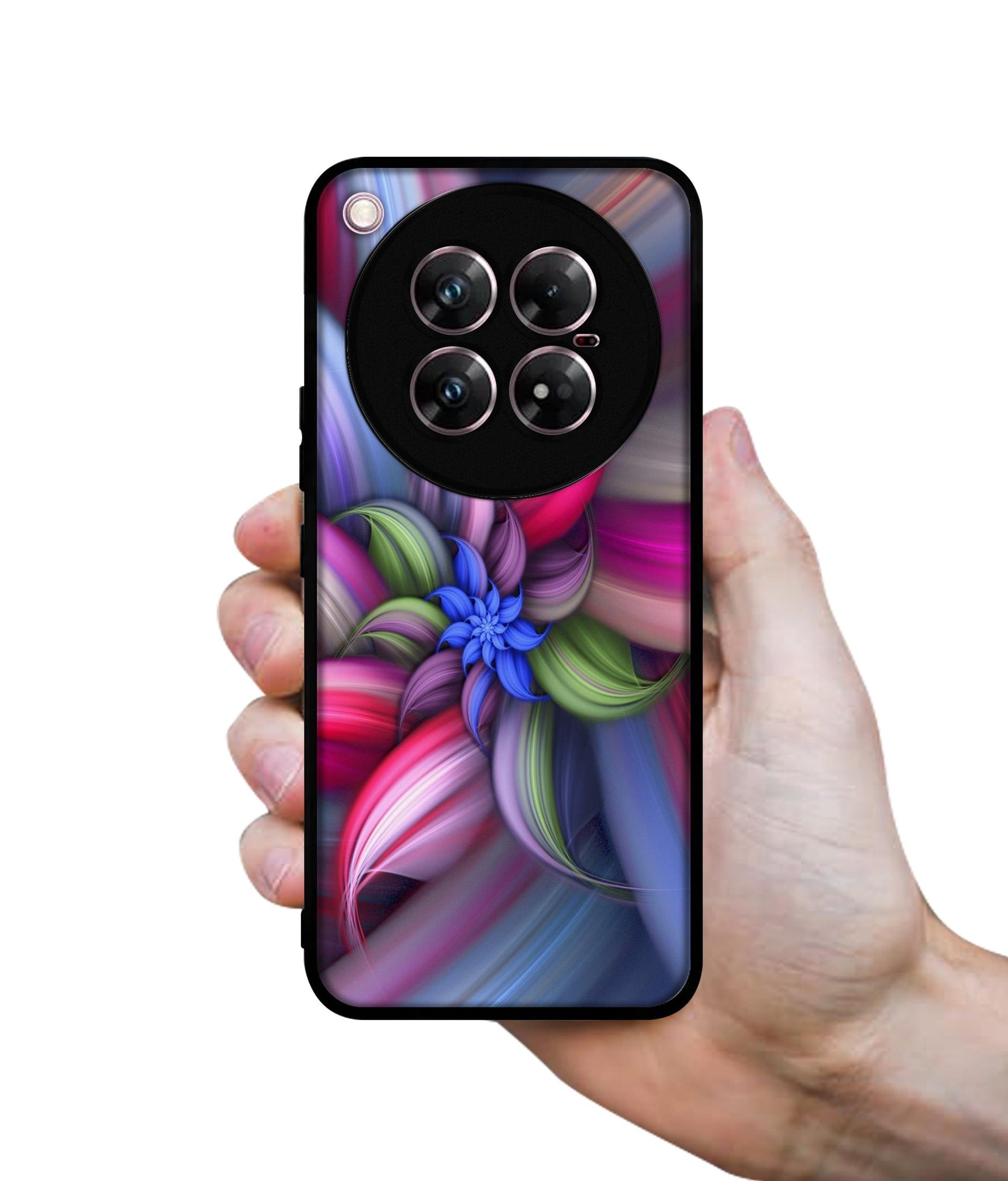 Colorful Flower Design Designer 2D Printed Back Case Cover for Infinix Zero 40 5G