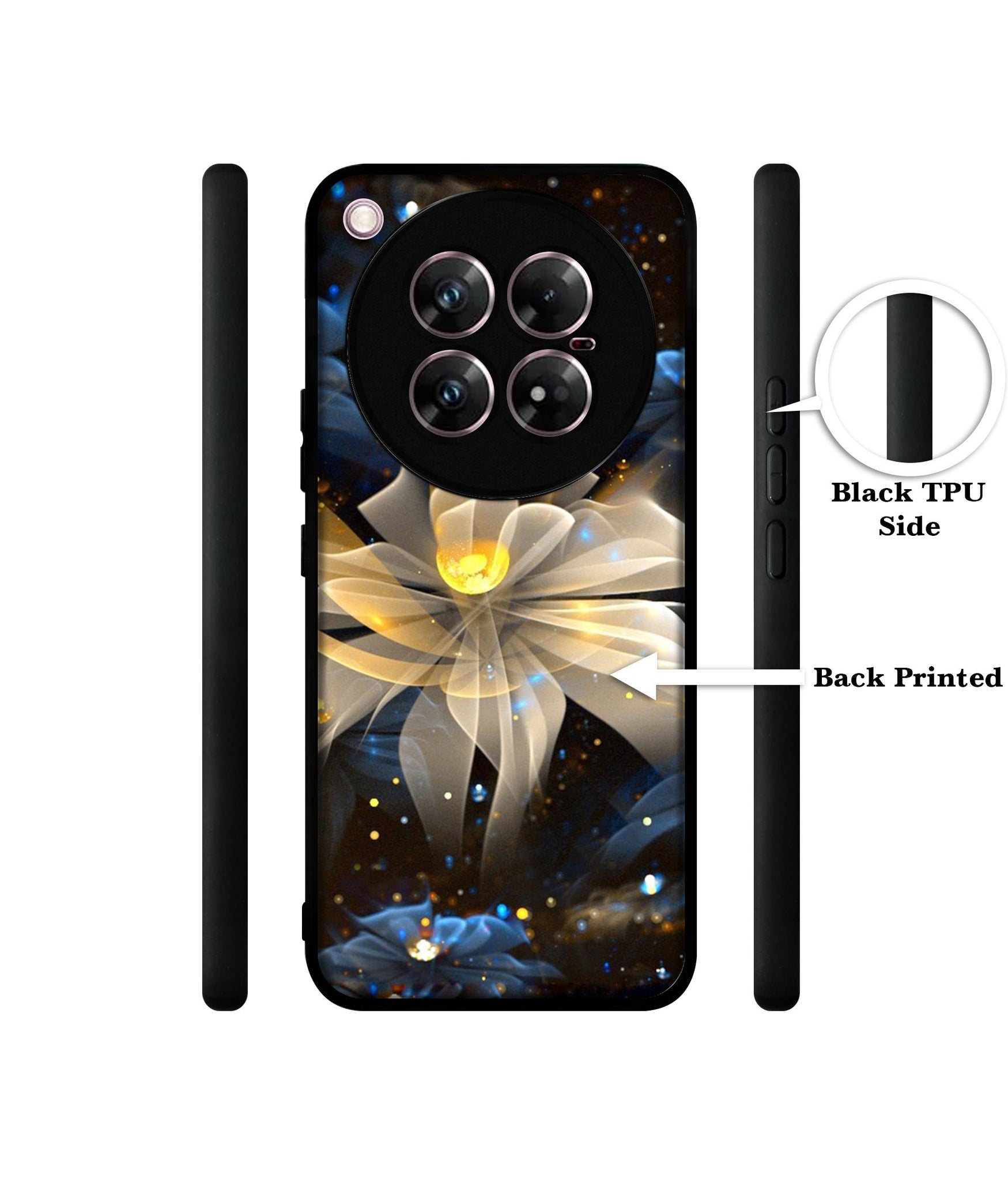 Art Flower Design Designer 2D Printed Back Case Cover for Infinix Zero 40 5G