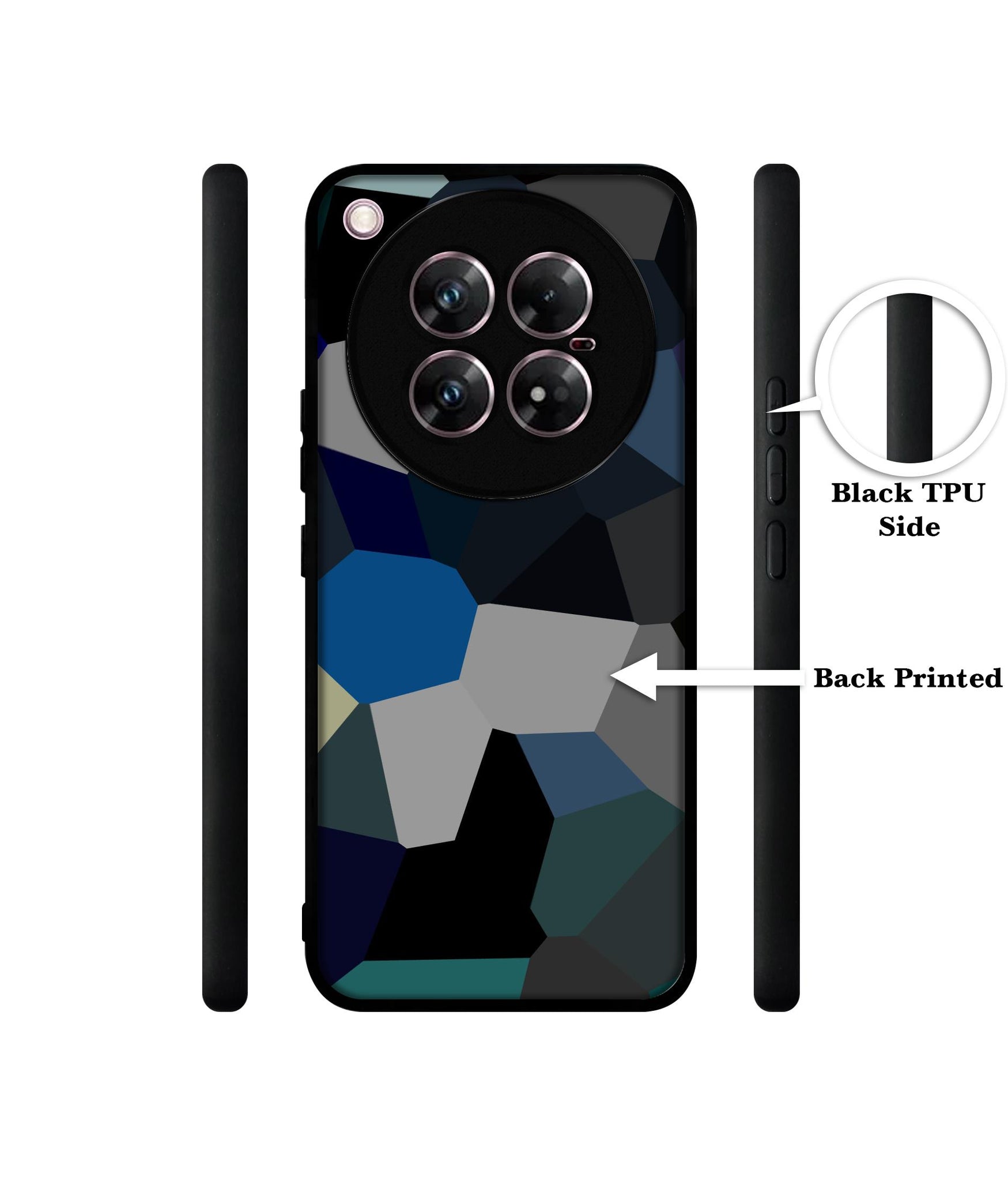 Mathematical Shape Design Designer 2D Printed Back Case Cover for Infinix Zero 40 5G