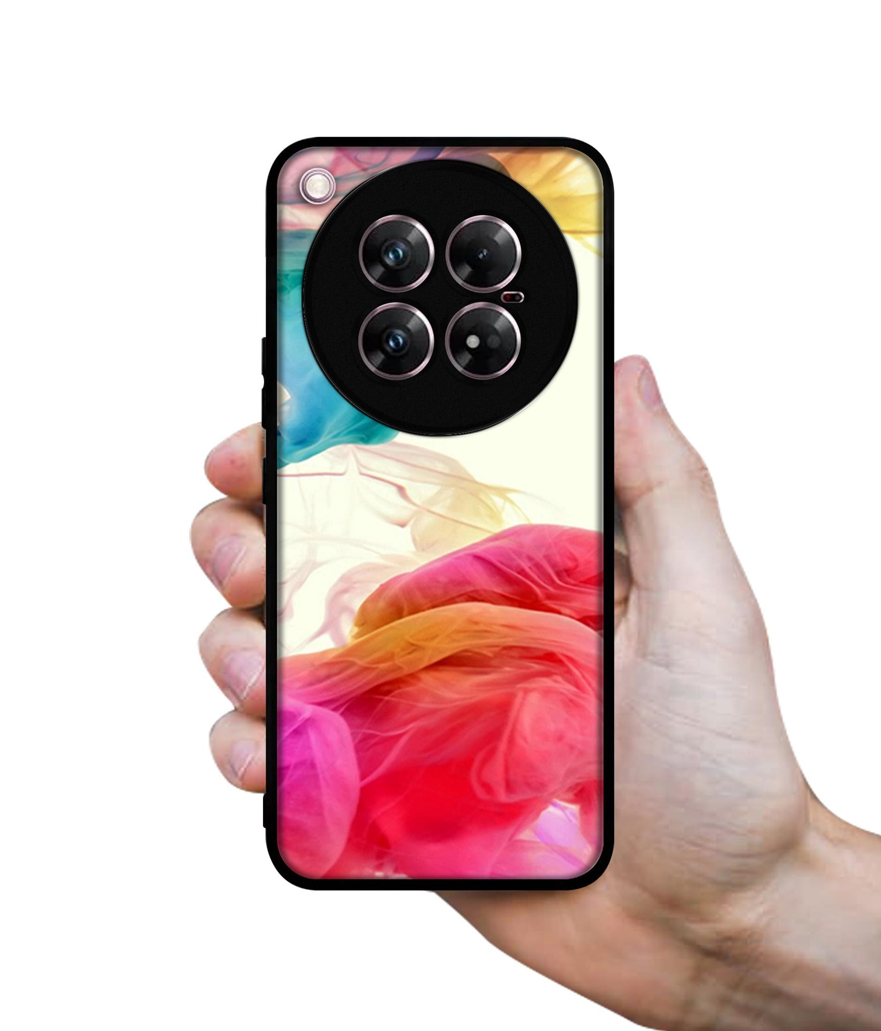 Colored Smoke Design Designer 2D Printed Back Case Cover for Infinix Zero 40 5G