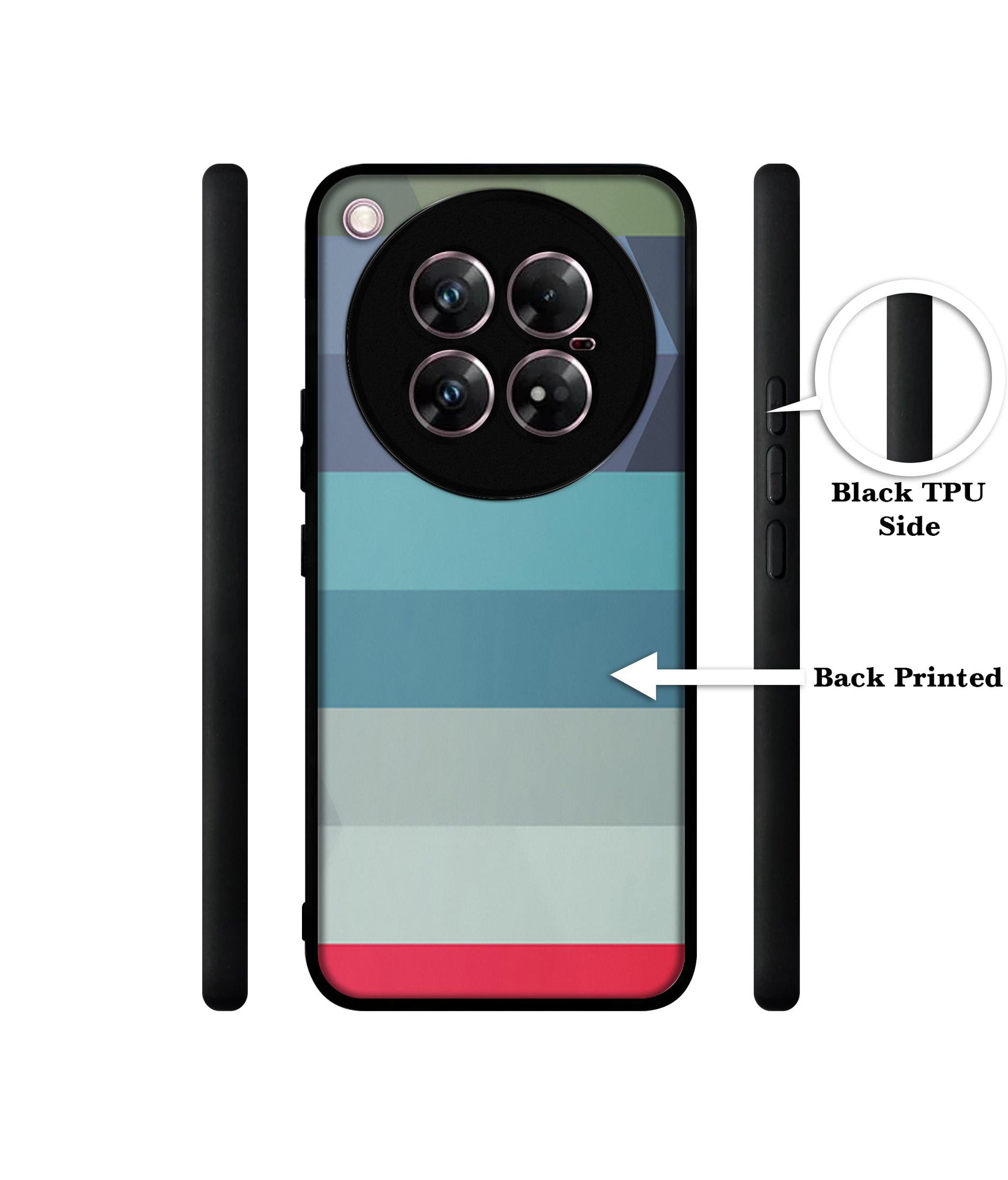 Colorful Lines Design Designer 2D Printed Back Case Cover for Infinix Zero 40 5G