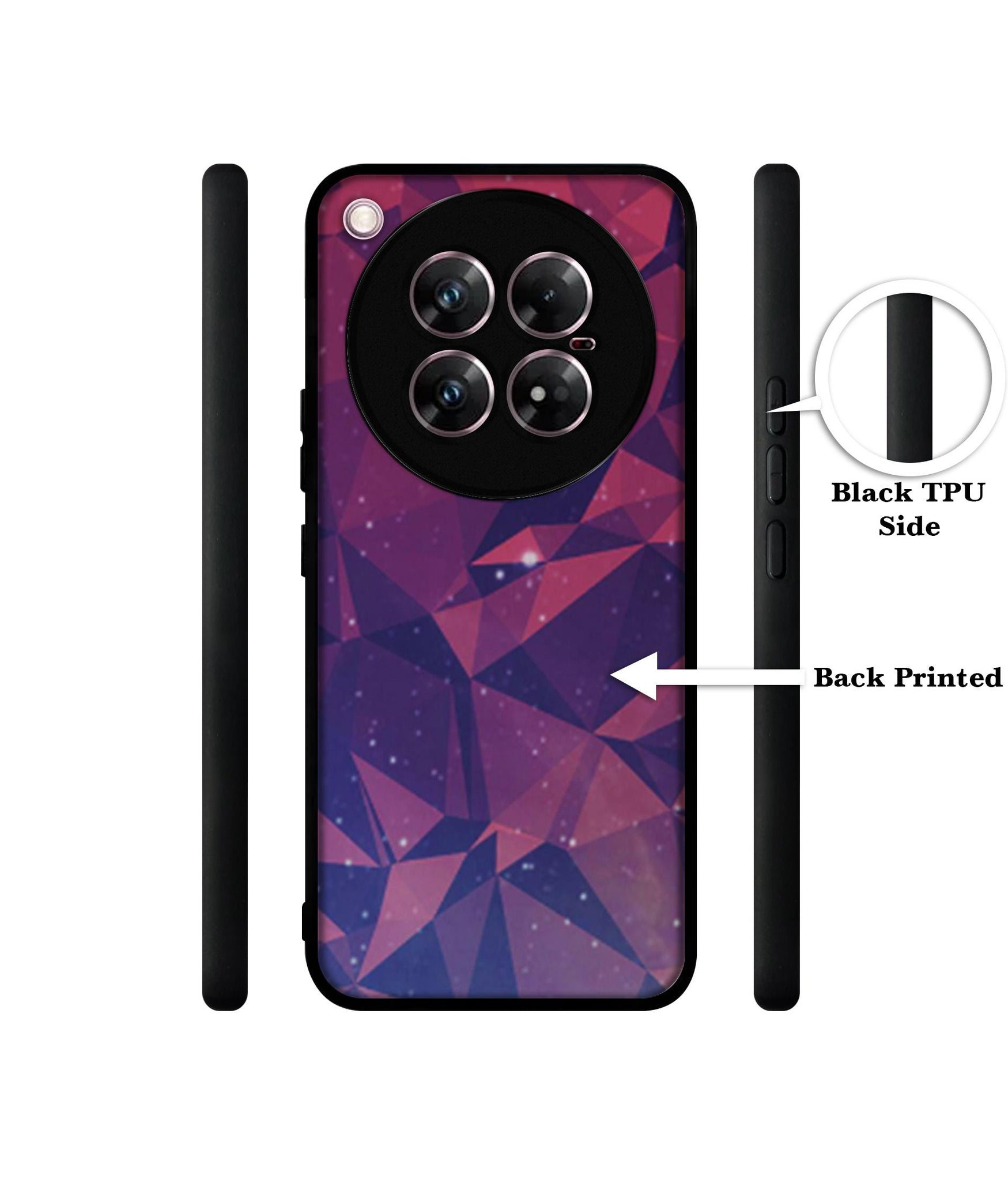 Bad Color Shape Design Designer 2D Printed Back Case Cover for Infinix Zero 40 5G