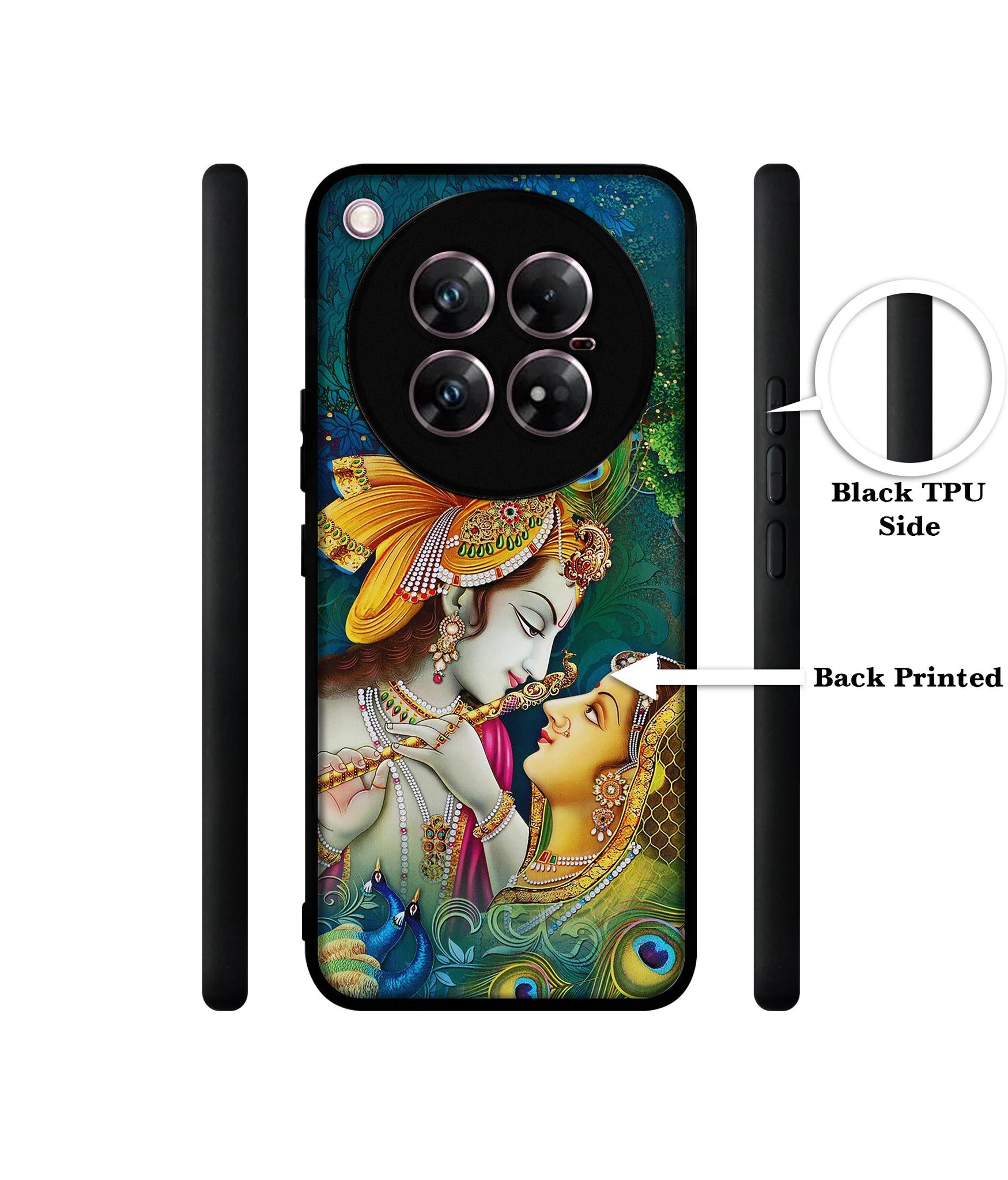 Radha Kishan Love Design Designer 2D Printed Back Case Cover for Infinix Zero 40 5G