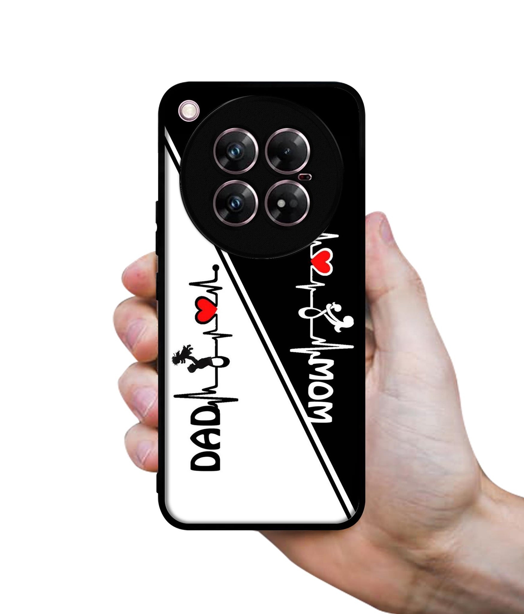 Mom and Dad Lover Design Designer 2D Printed Back Case Cover for Infinix Zero 40 5G