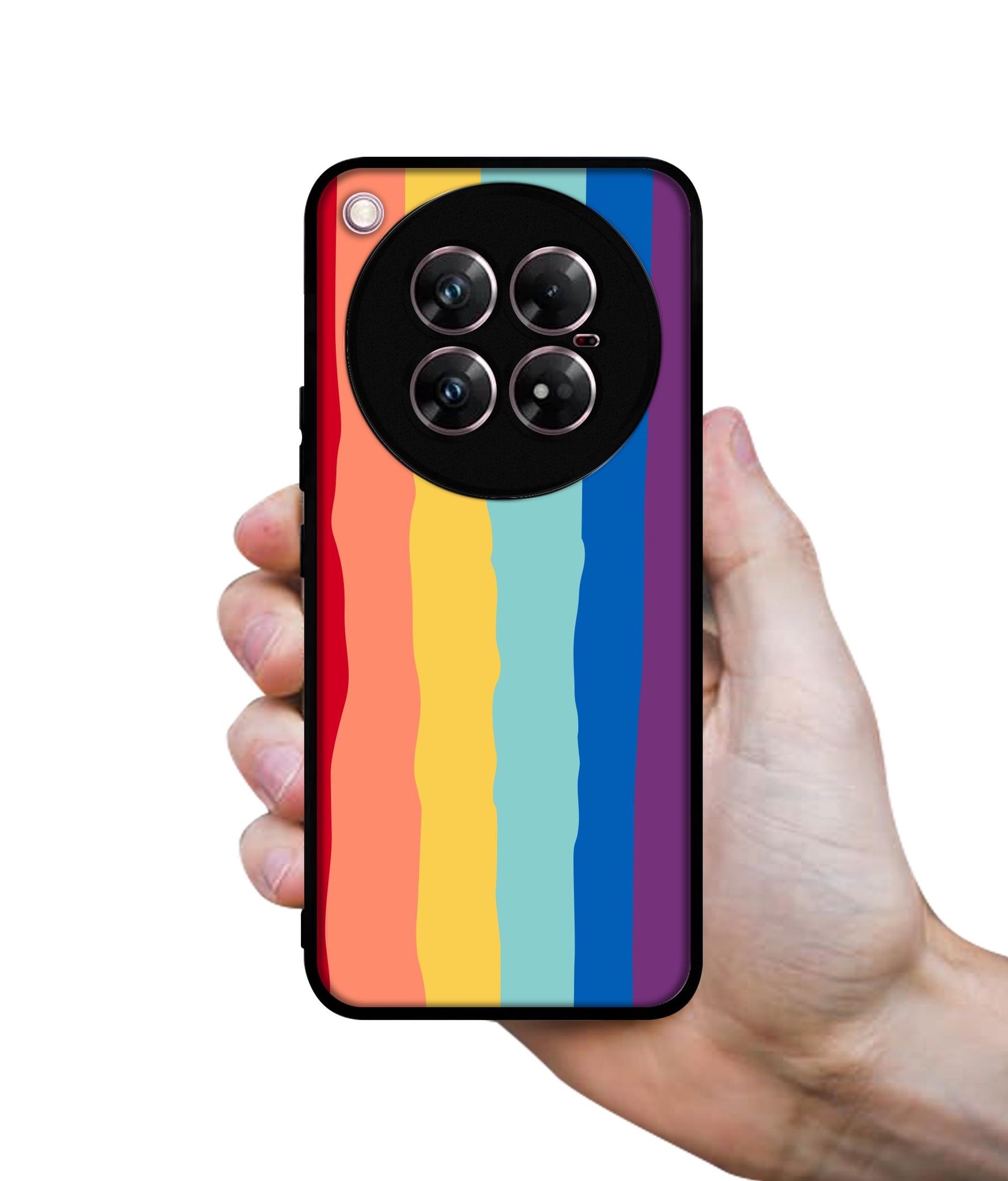 Rainbow Design Designer 2D Printed Back Case Cover for Infinix Zero 40 5G