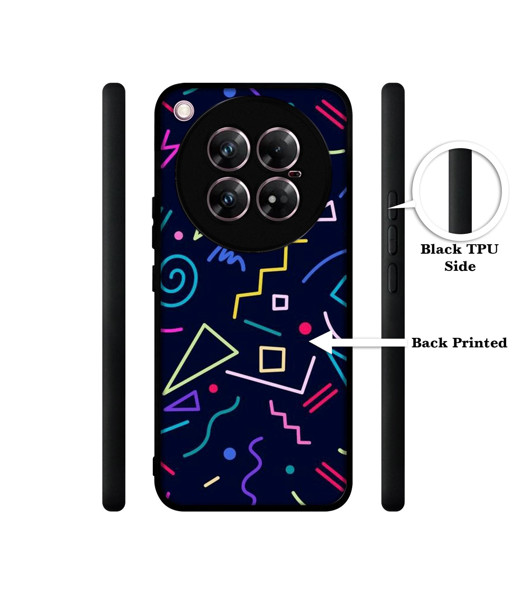 Retro Abstract Design Designer 2D Printed Back Case Cover for Infinix Zero 40 5G