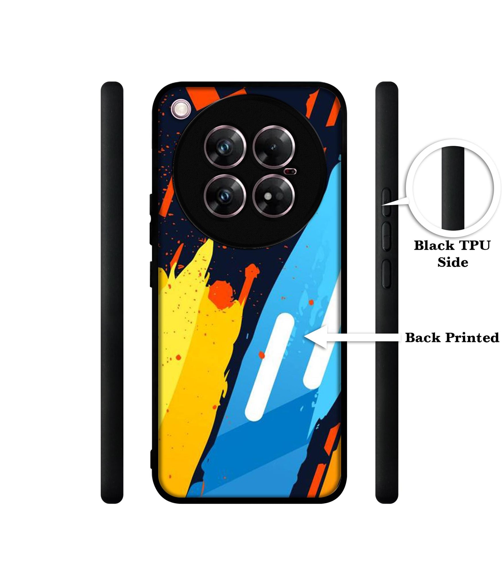 Abstract Stripes Geometric Figures Design Designer 2D Printed Back Case Cover for Infinix Zero 40 5G
