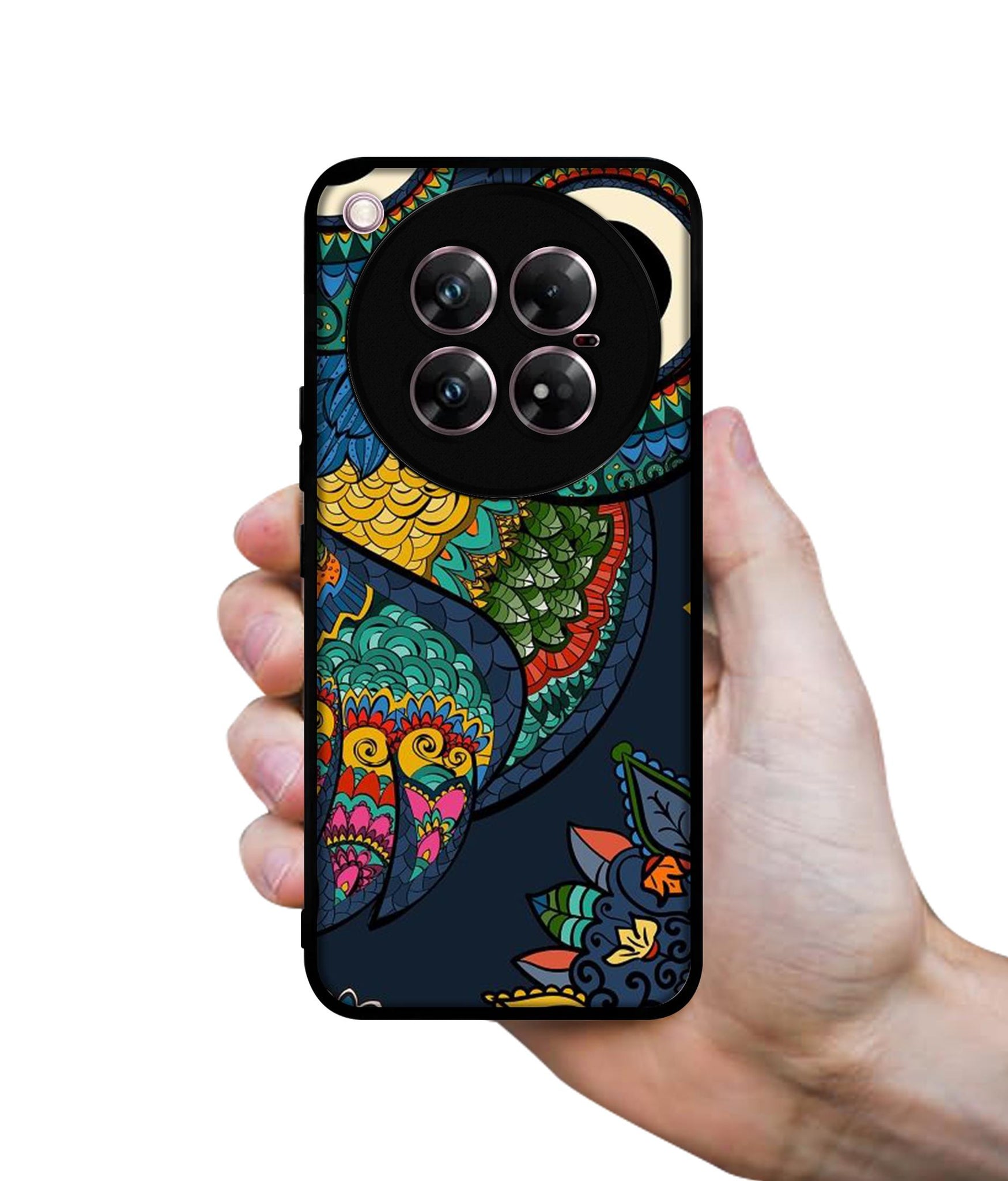 Owl Illustration Design Designer 2D Printed Back Case Cover for Infinix Zero 40 5G