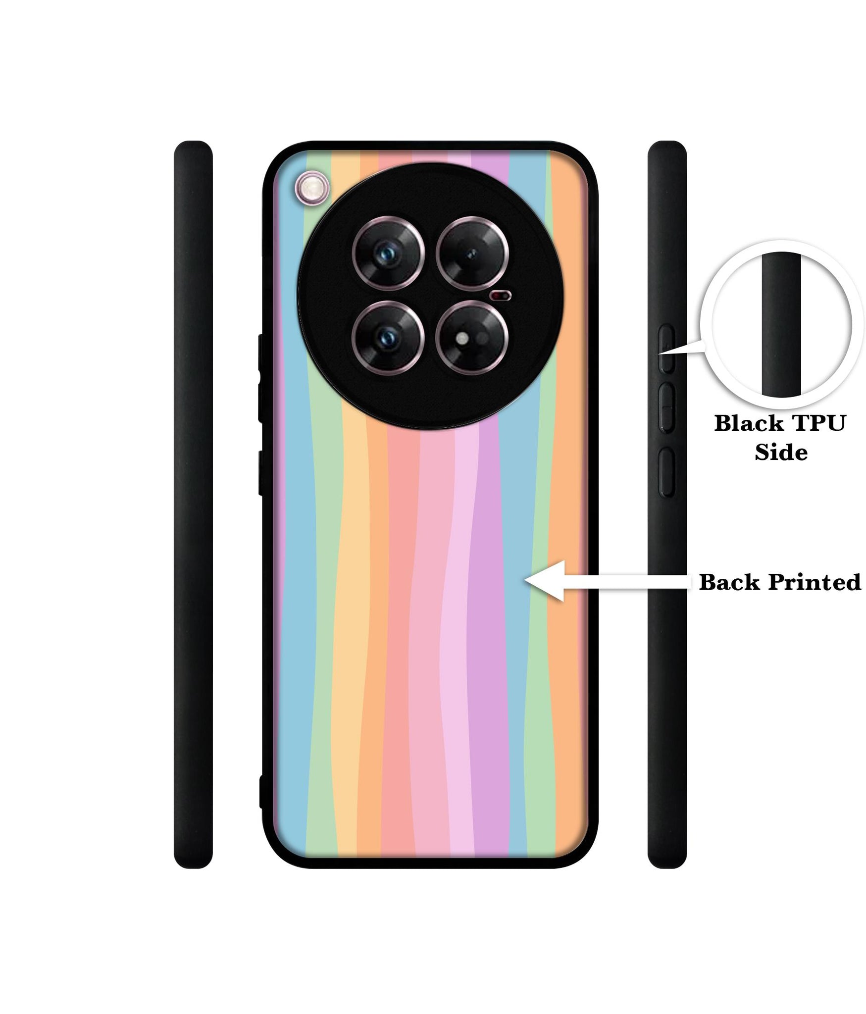 Cool Rainbow Design Designer 2D Printed Back Case Cover for Infinix Zero 40 5G