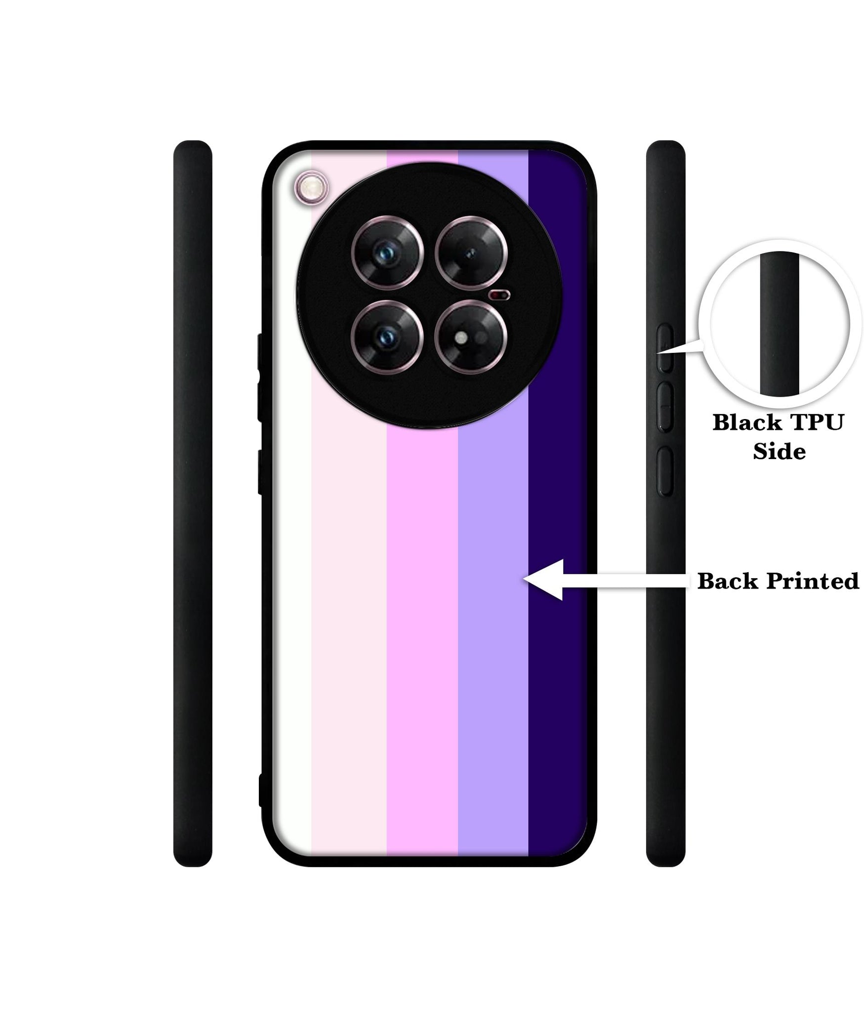 Pink and Purple Lines Design Designer 2D Printed Back Case Cover for Infinix Zero 40 5G