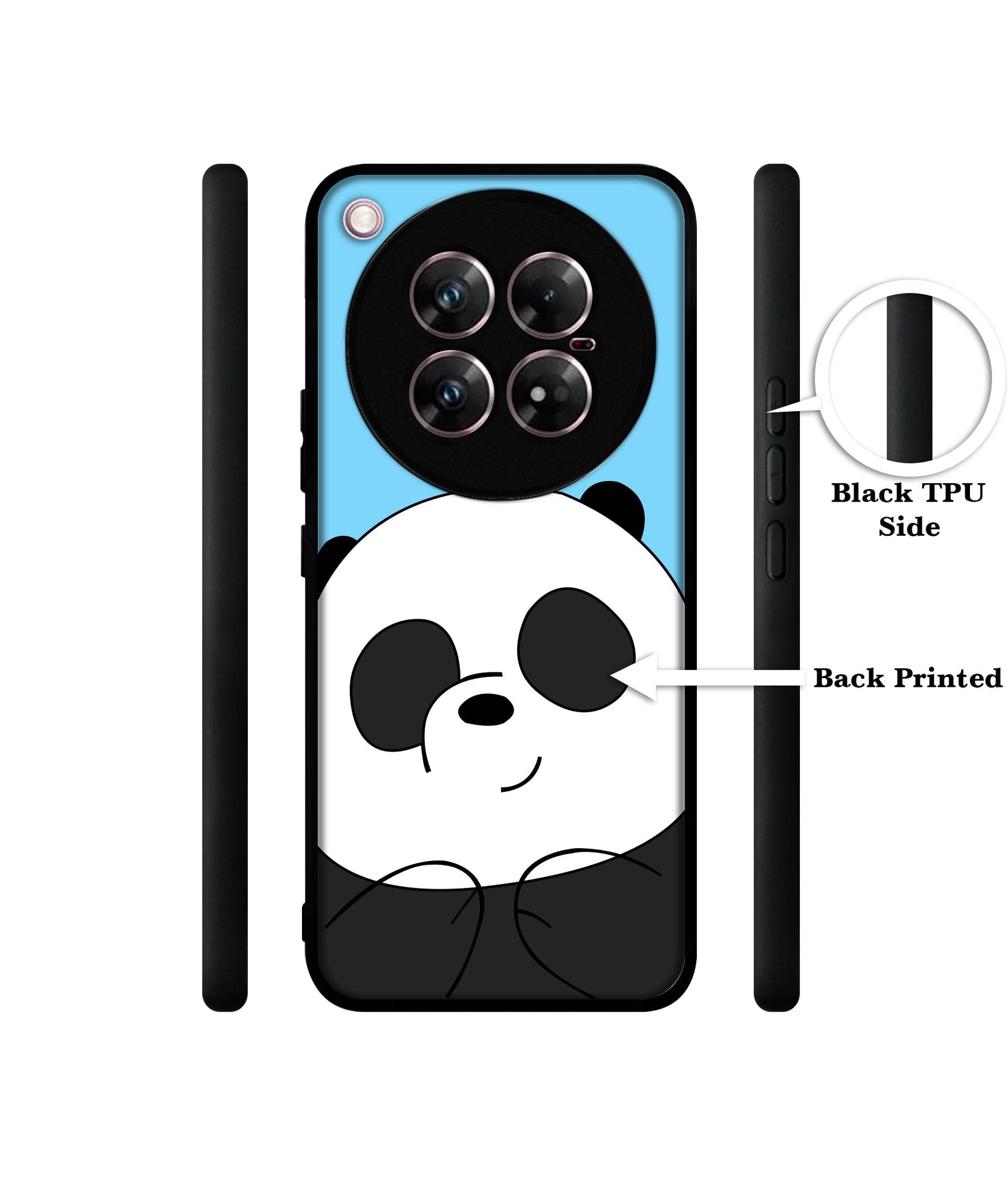 Cute Panda Design Designer 2D Printed Back Case Cover for Infinix Zero 40 5G