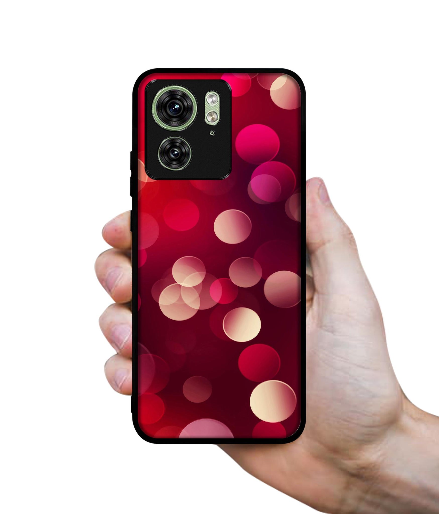 3D Circles Design Designer 2D Printed Back Case Cover for Motorola Moto Edge 40 5G