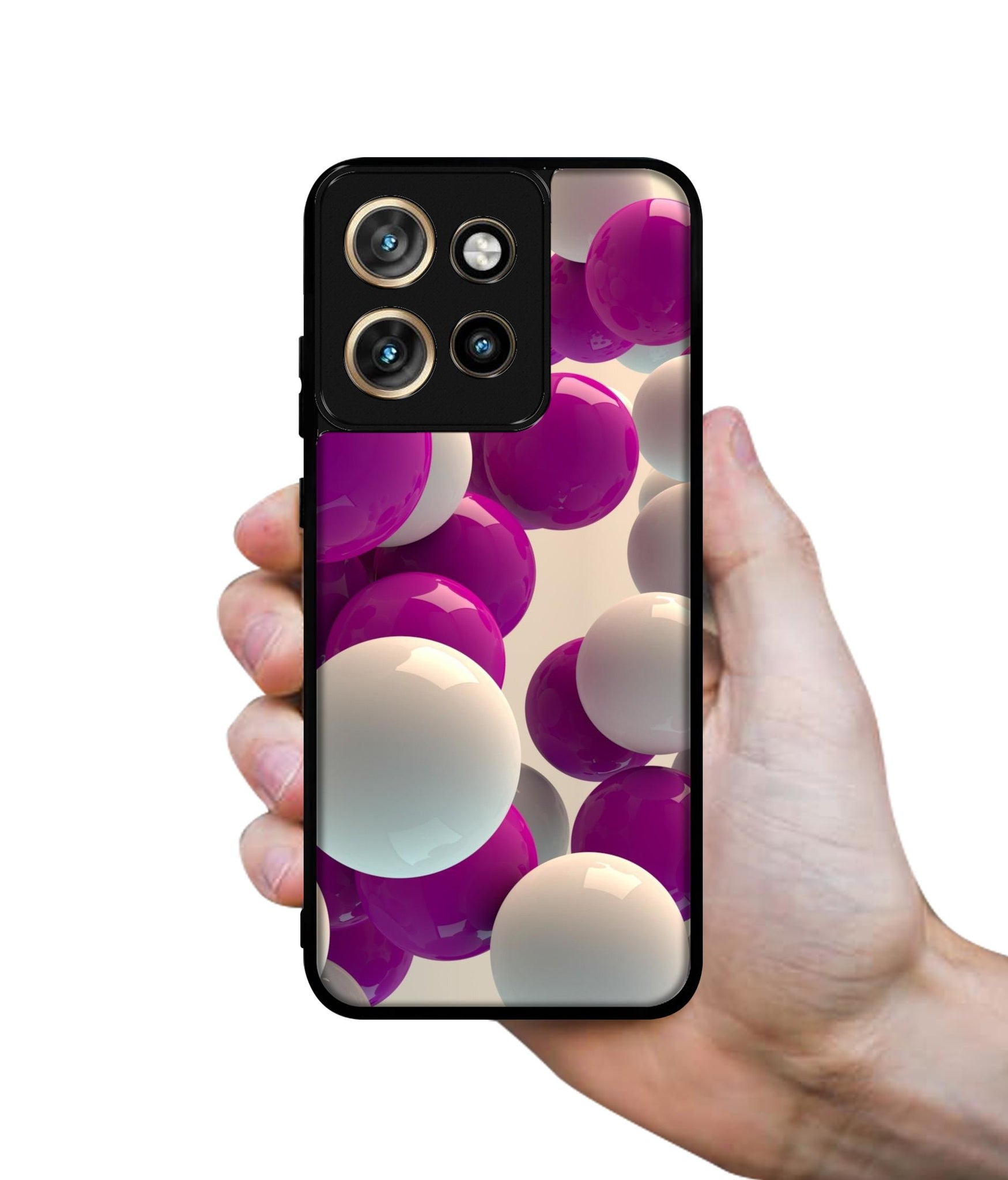 3D Balloons Design Designer 2D Printed Back Case Cover for Motorola Moto Edge 50 Neo 5G