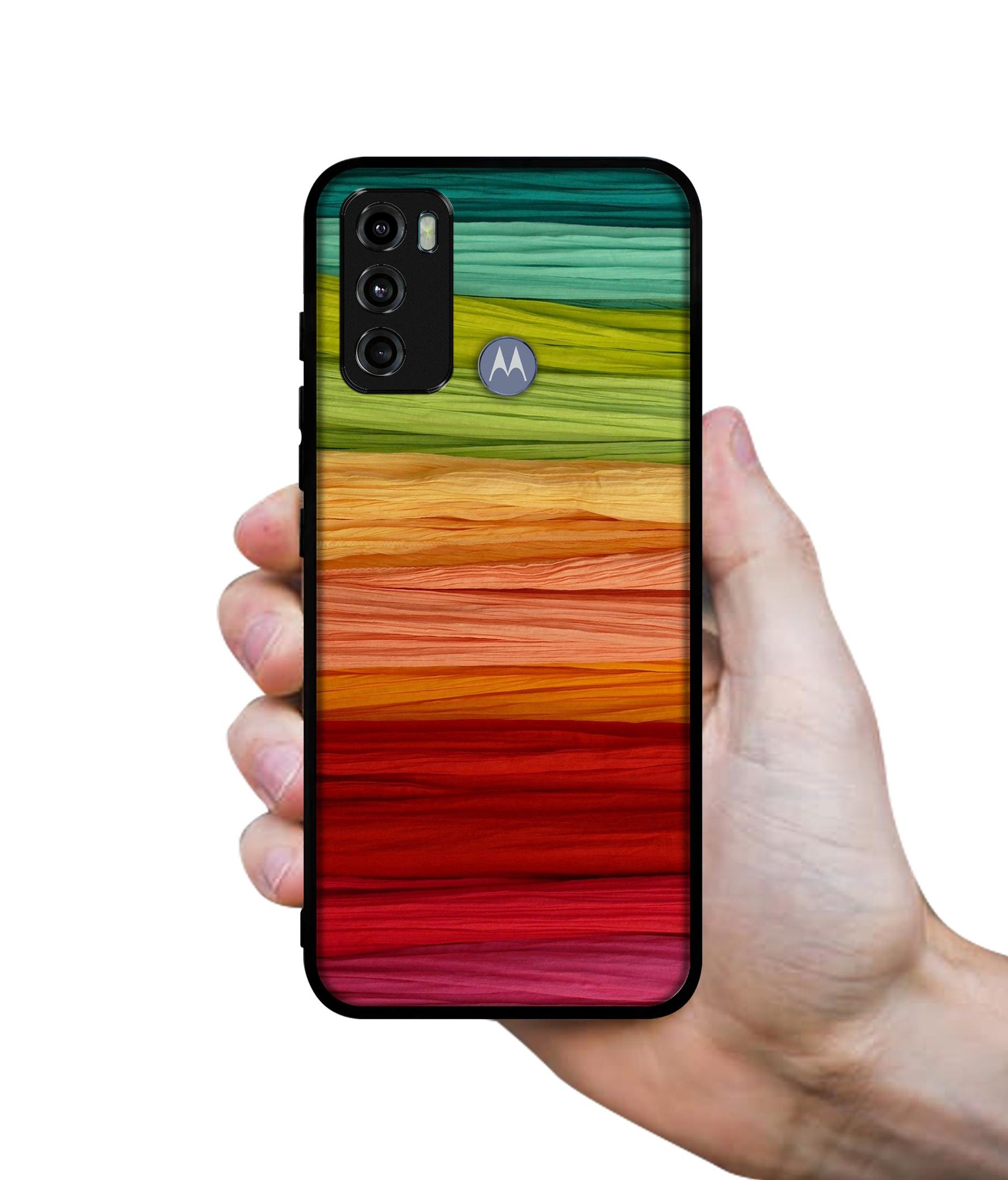 Colorful Thread Design Designer 2D Printed Back Case Cover for Motorola Moto G60 4G / G40 Fusion 4G