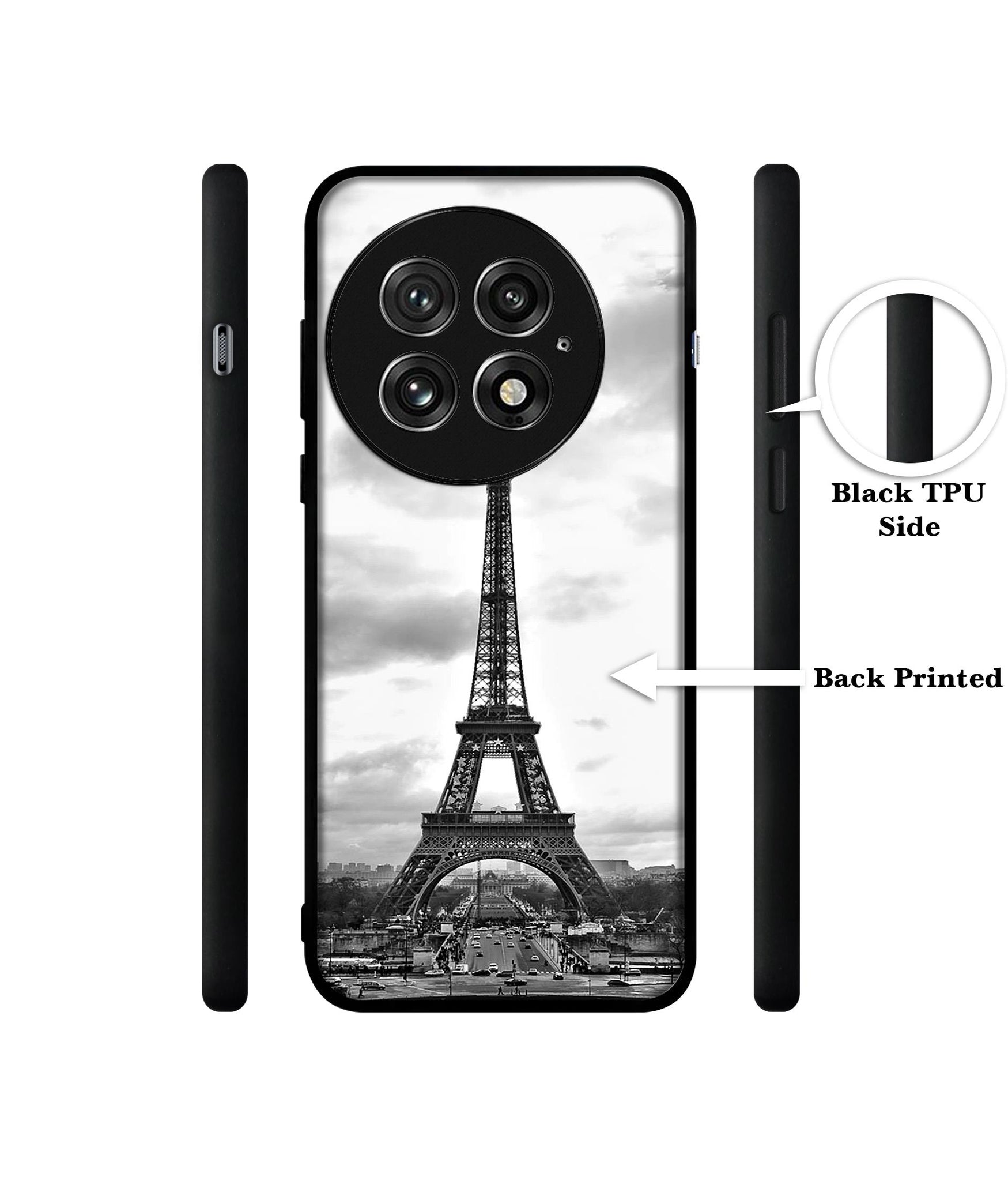 Eiffel Tower Design Designer 2D Printed Back Case Cover for OnePlus 13 5G