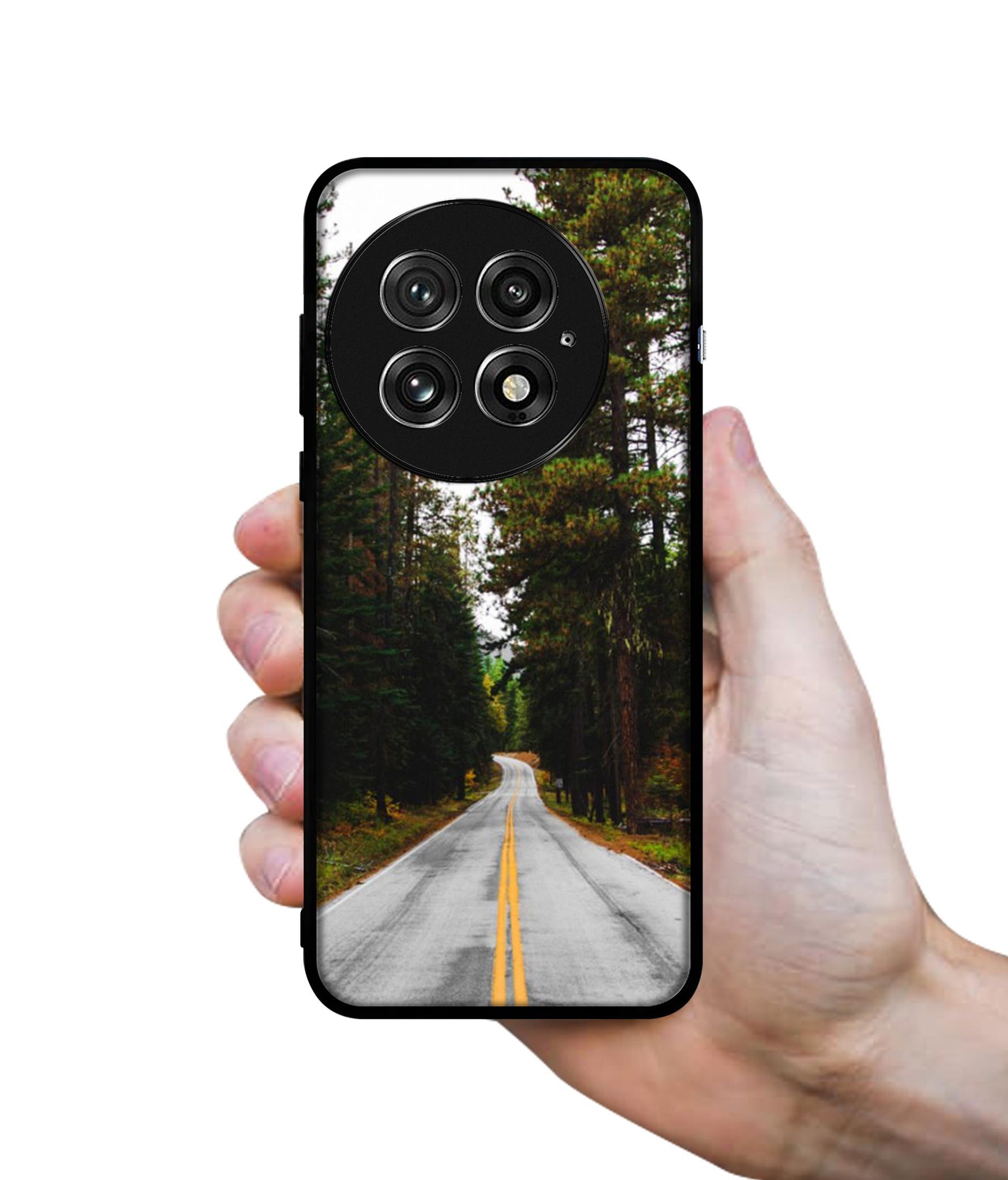 Road Photo Design Designer 2D Printed Back Case Cover for OnePlus 13 5G