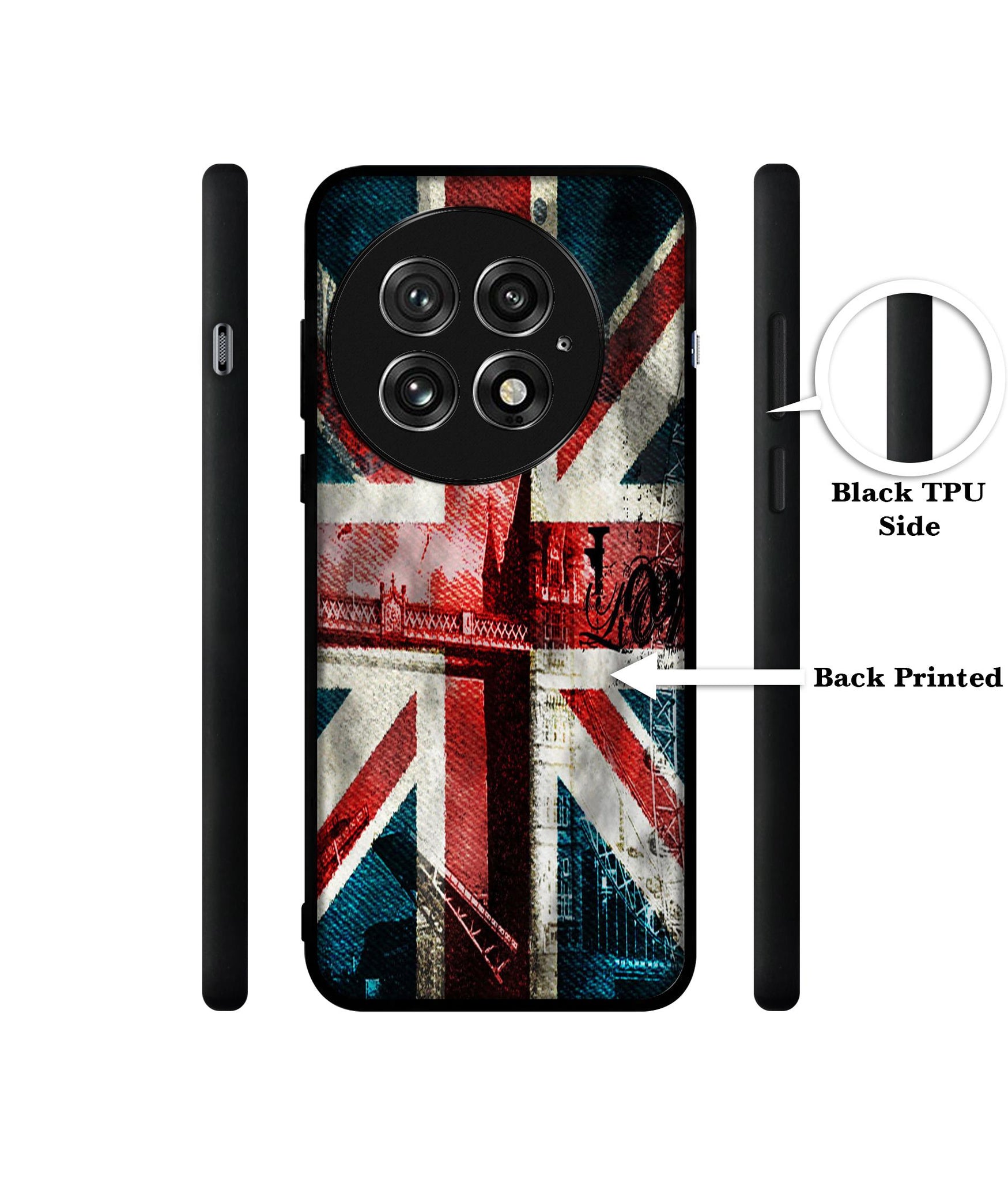 London Flag wallpaper Design Designer 2D Printed Back Case Cover for OnePlus 13 5G