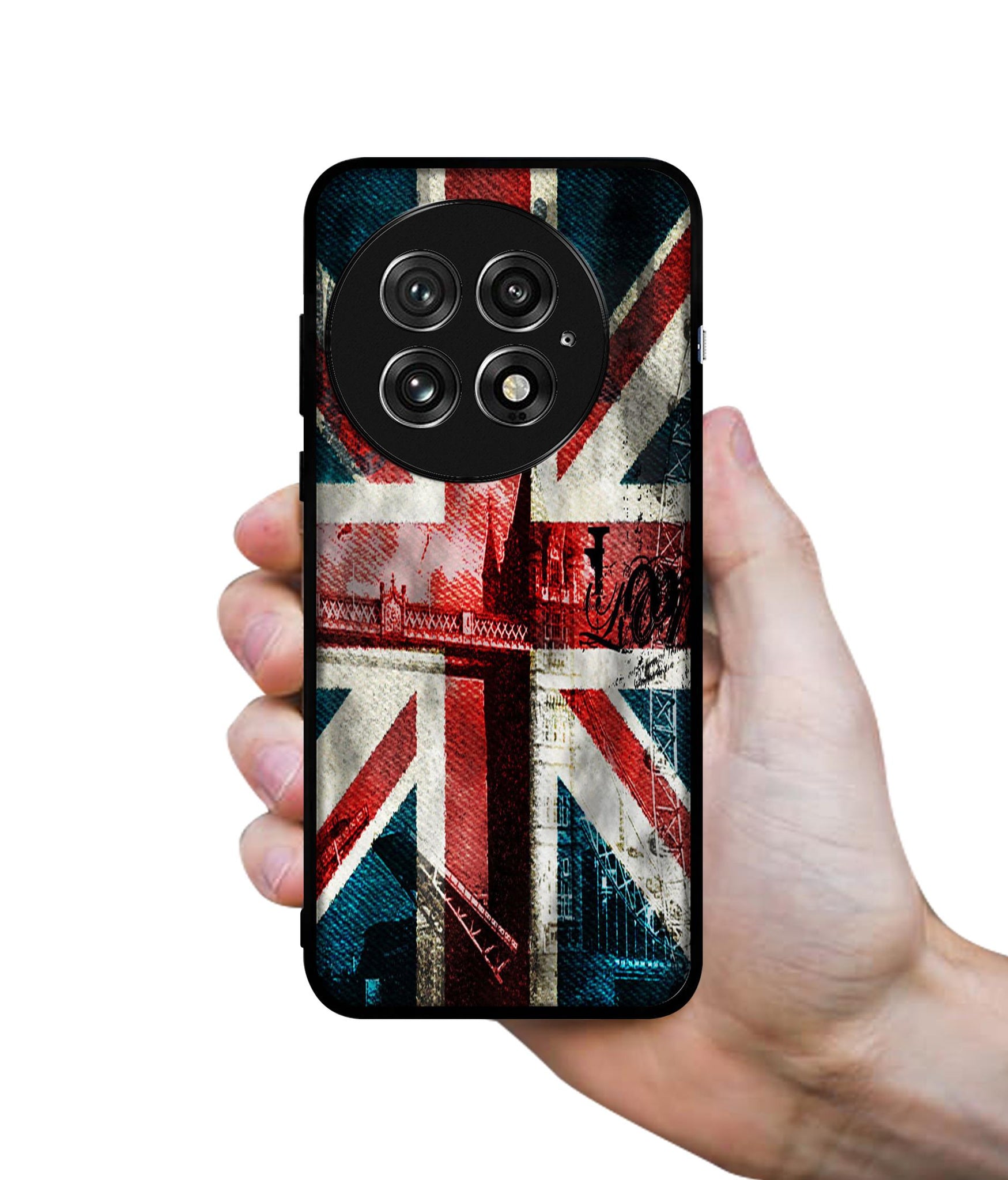 London Flag wallpaper Design Designer 2D Printed Back Case Cover for OnePlus 13 5G