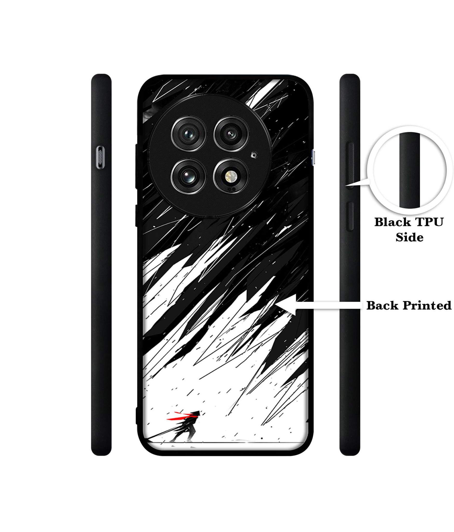 Geometric Strom Design Designer 2D Printed Back Case Cover for OnePlus 13 5G