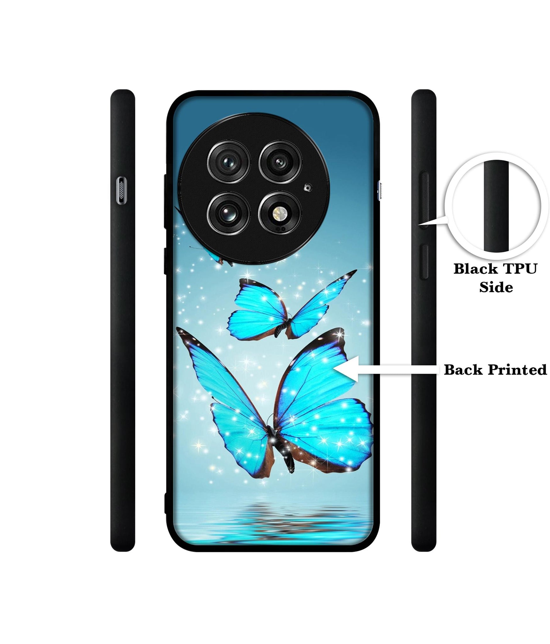 Flying Butterflies Design Designer 2D Printed Back Case Cover for OnePlus 13 5G