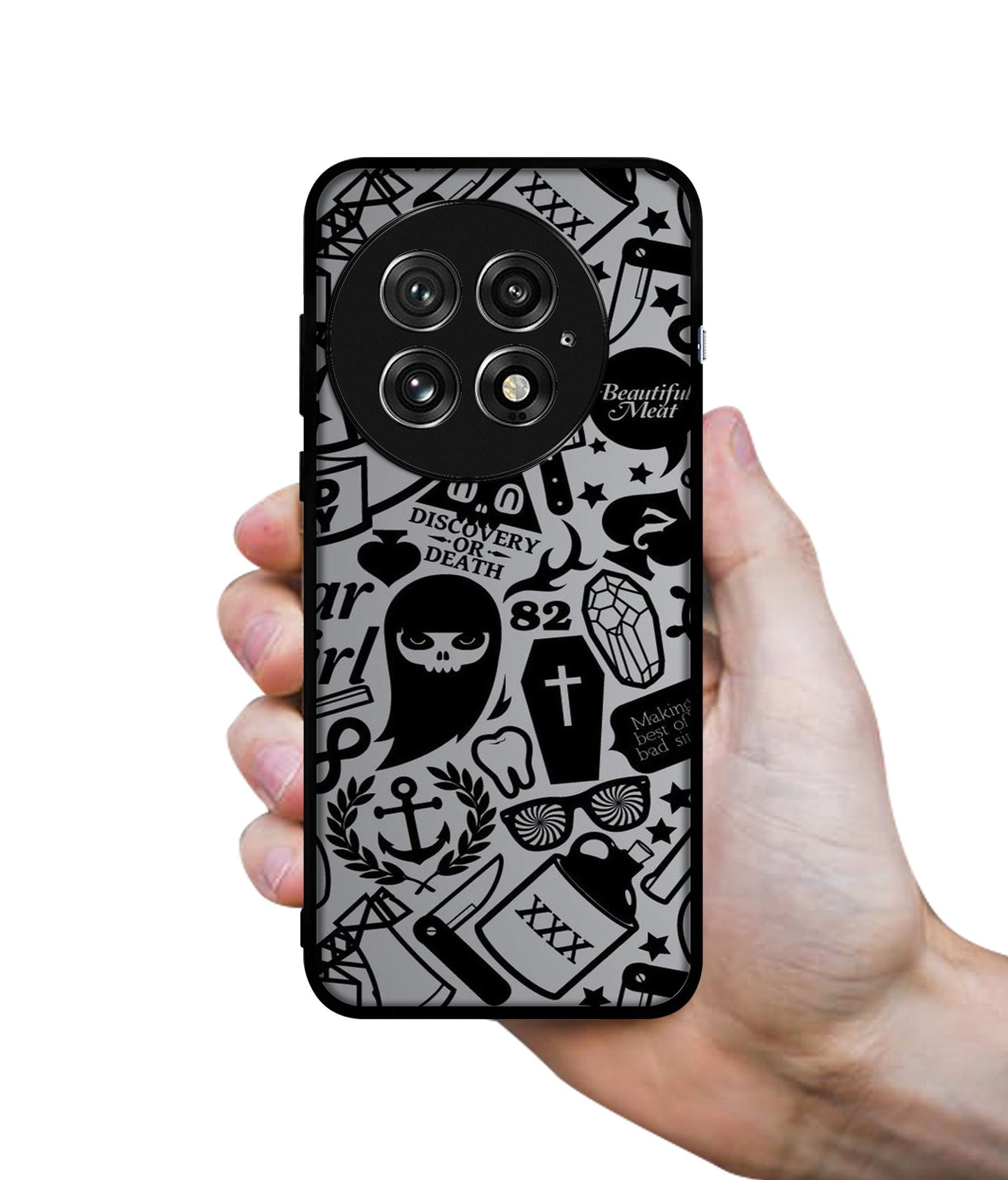 Discover Or Death Design Designer 2D Printed Back Case Cover for OnePlus 13 5G